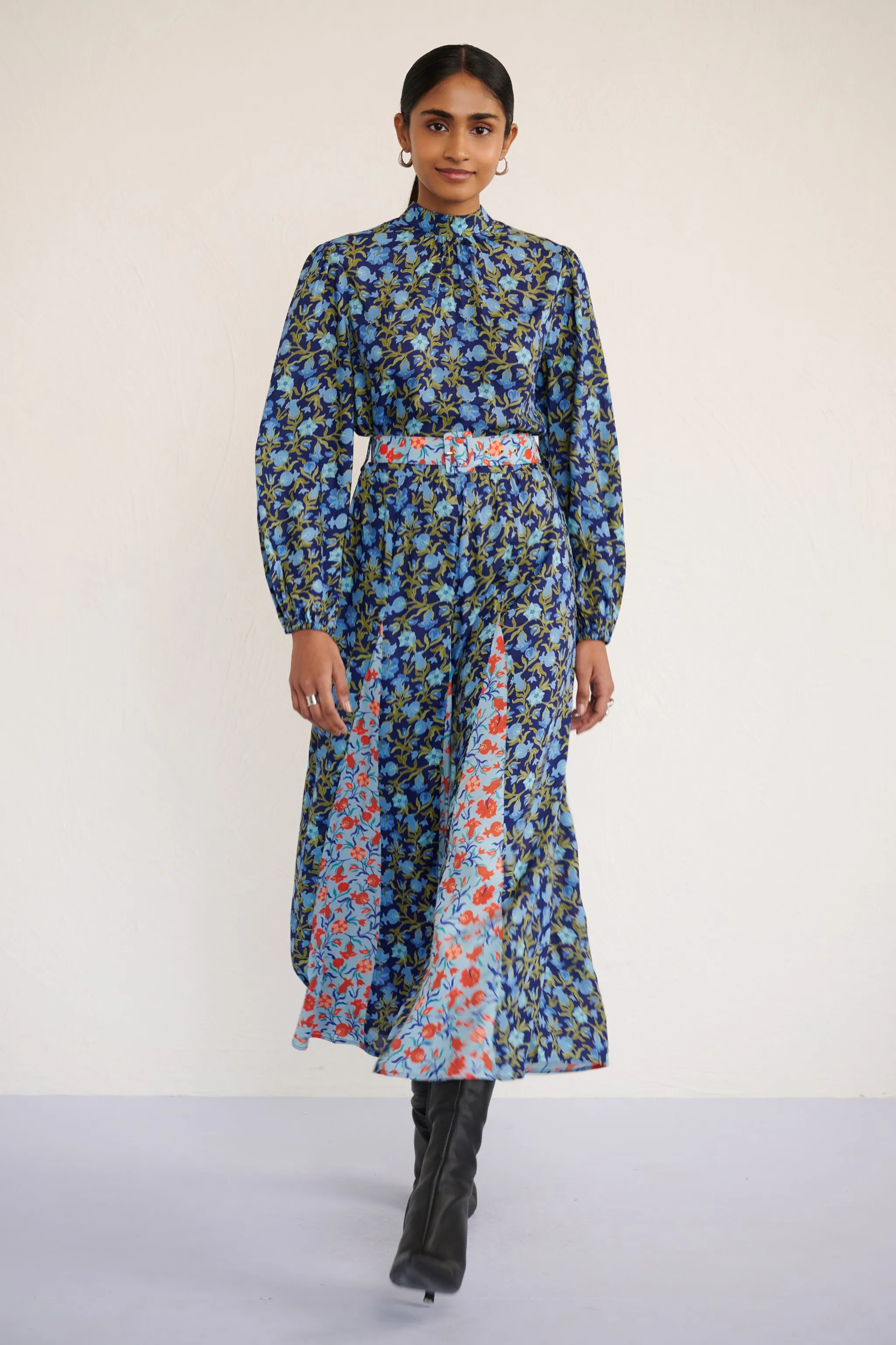 Sumina Dress Pomegranate Vine Lapis sold by Banjanan product image thumbnail 2