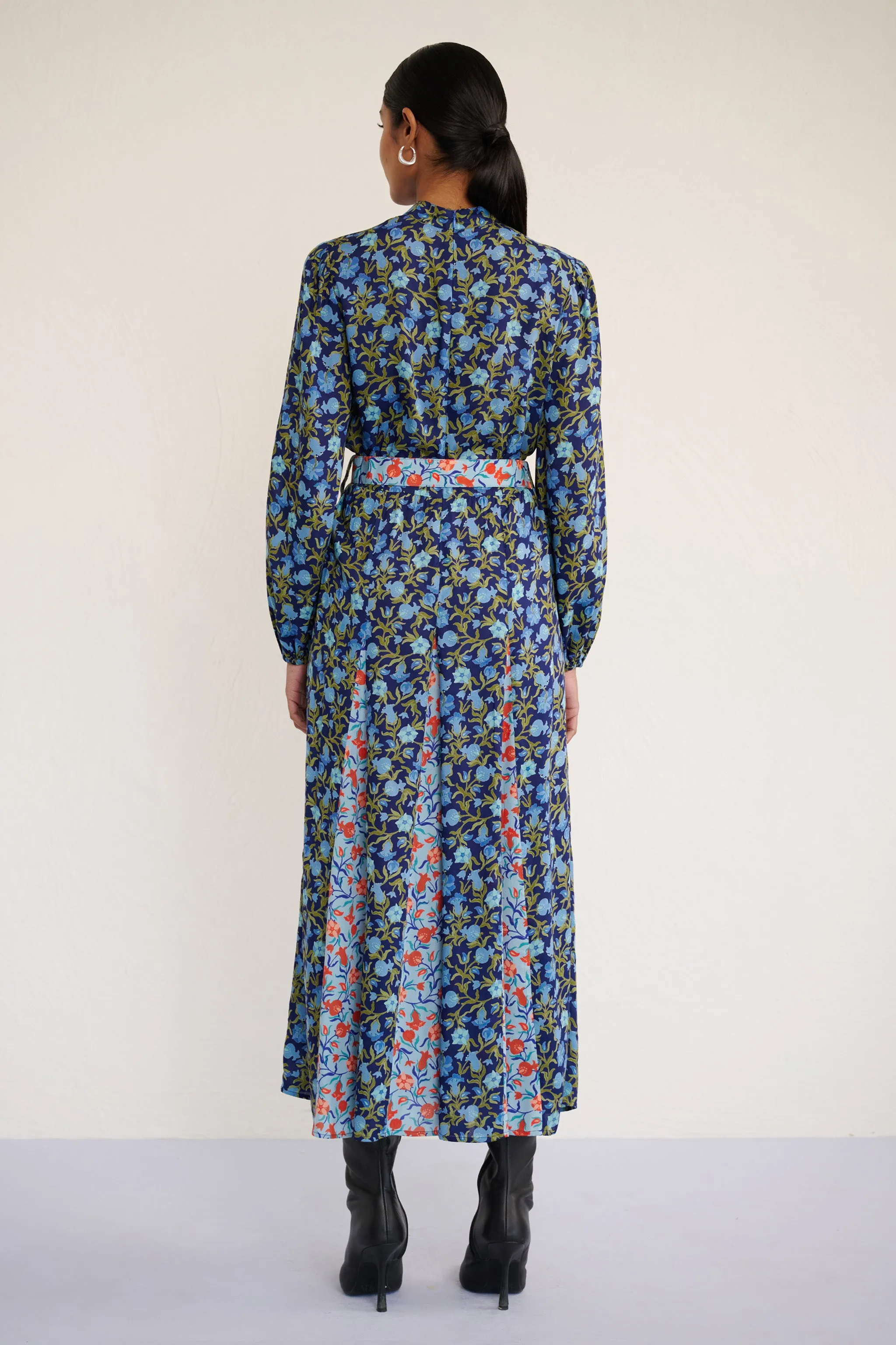 Sumina Dress Pomegranate Vine Lapis sold by Banjanan product image thumbnail 4