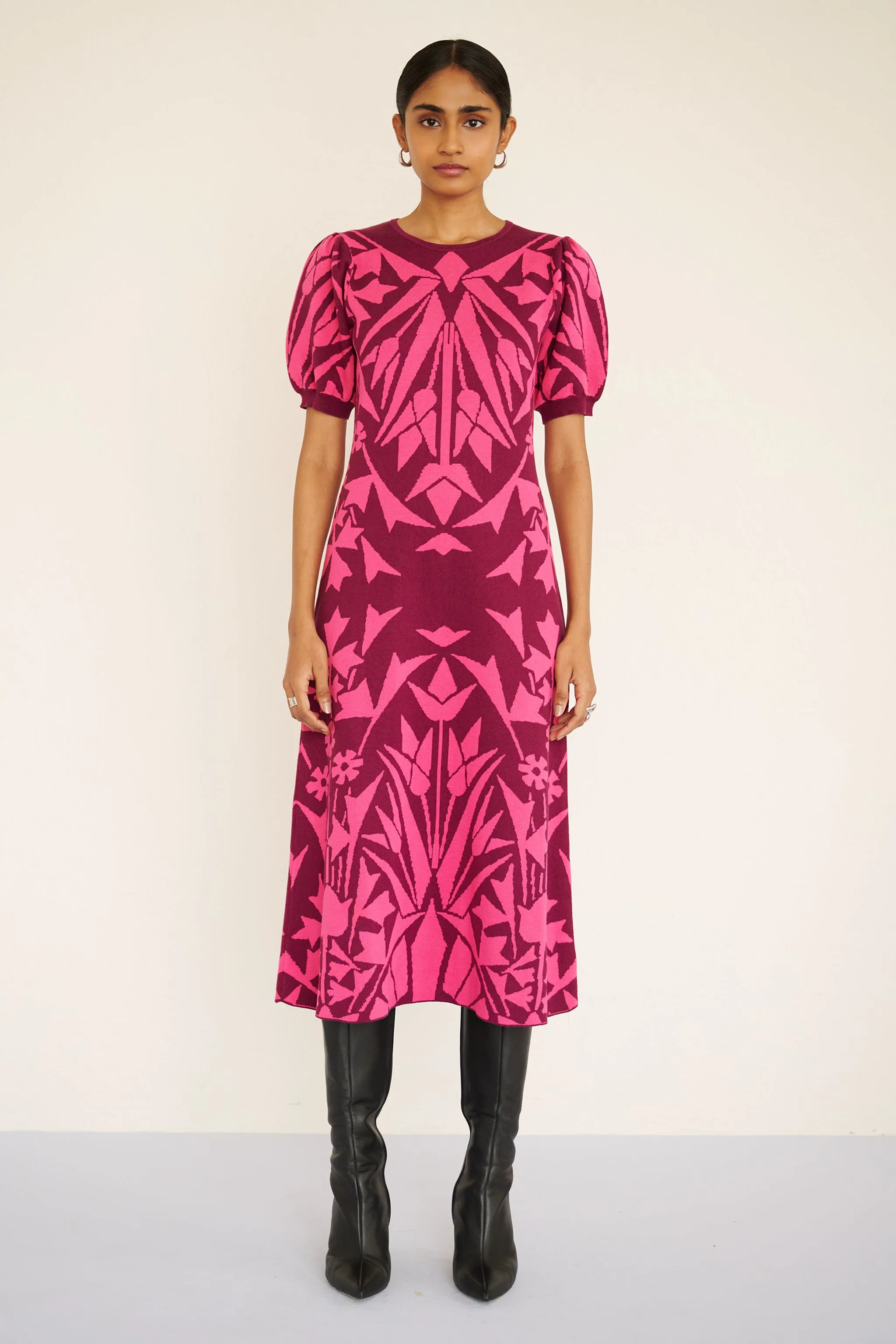 Calla Dress Plume sold by Banjanan