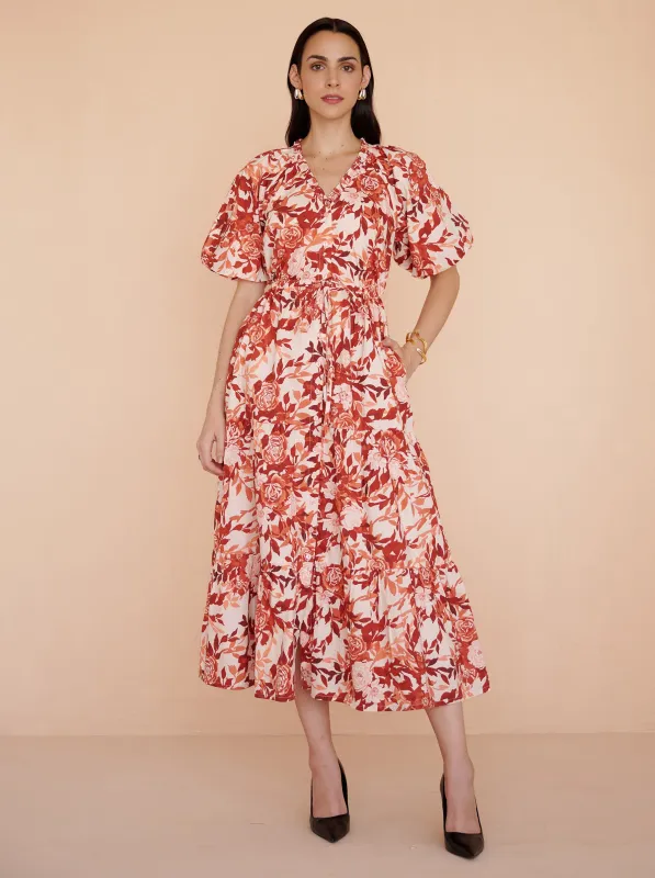 Poppy Dress Bibi Rose Chocolate sold by Banjanan