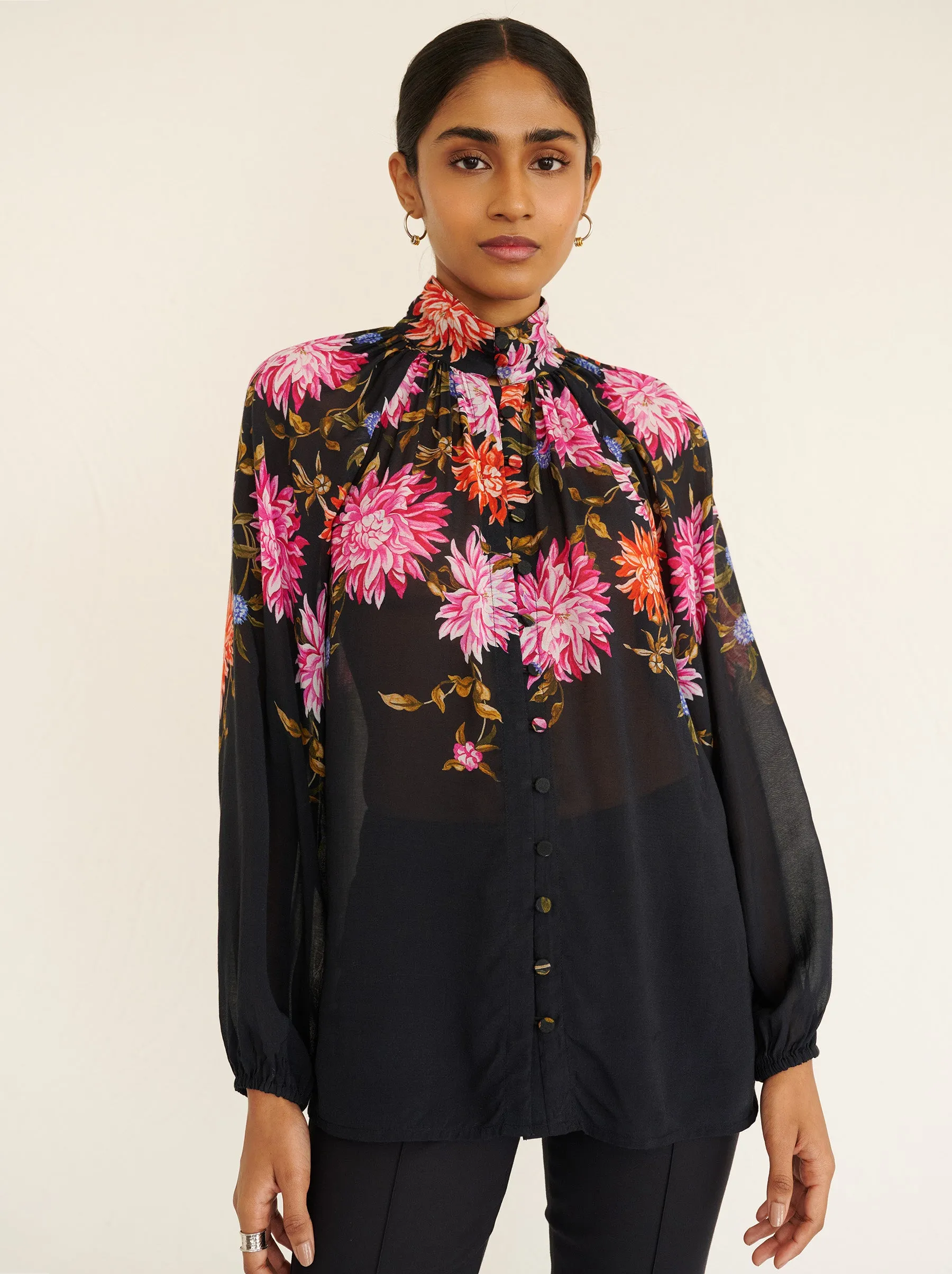 Tara Shirt Dahlia Jet sold by Banjanan product image thumbnail 3