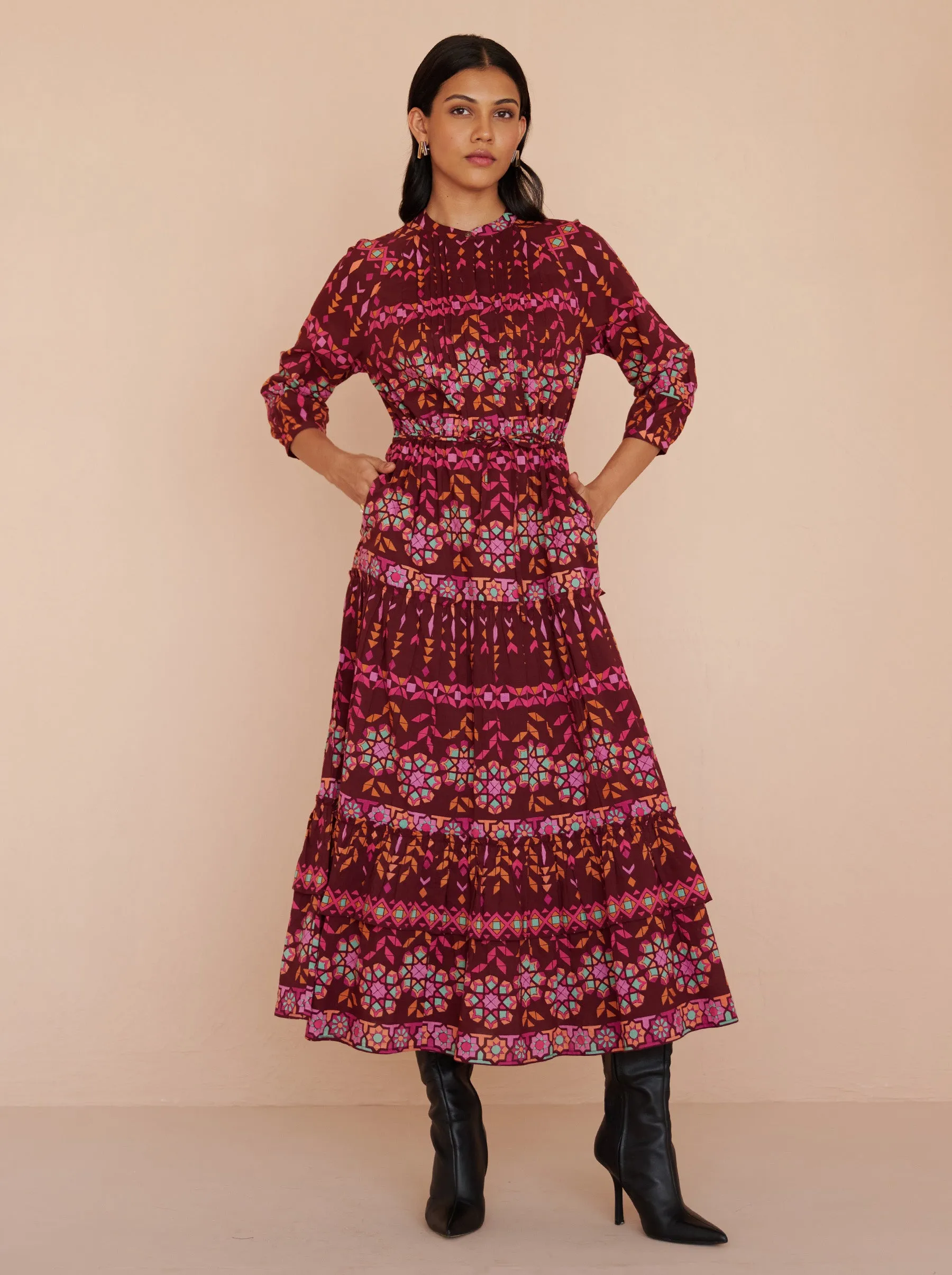 Bazaar Dress Tapestry Rhubarb sold by Banjanan product image thumbnail 3
