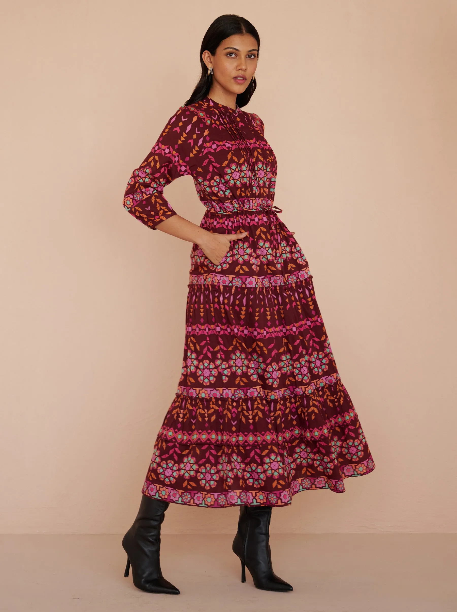 Bazaar Dress Tapestry Rhubarb sold by Banjanan product image thumbnail 4
