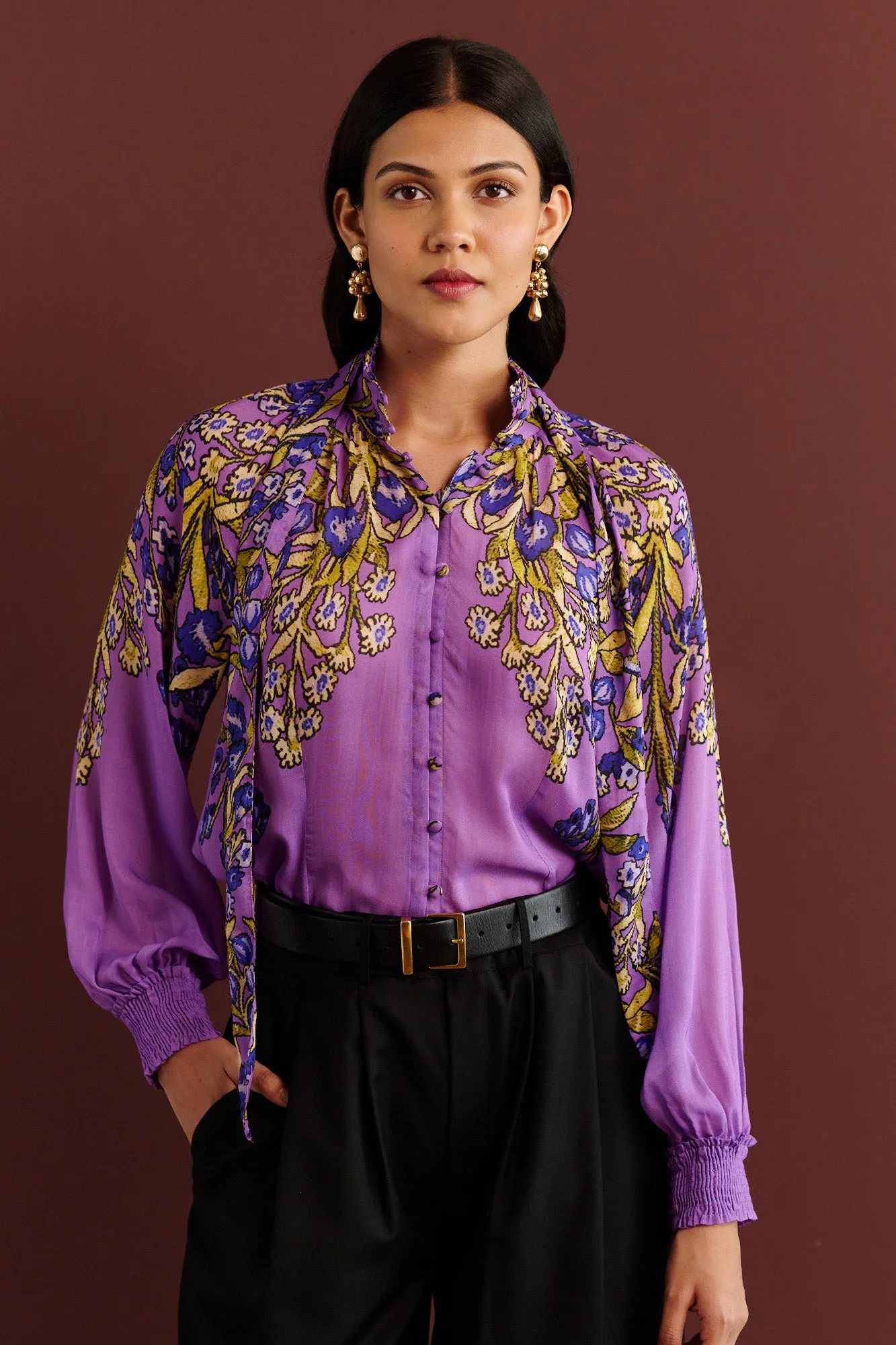 Tara Shirt Unicorn Tapestry Violet sold by Banjanan product image thumbnail 3