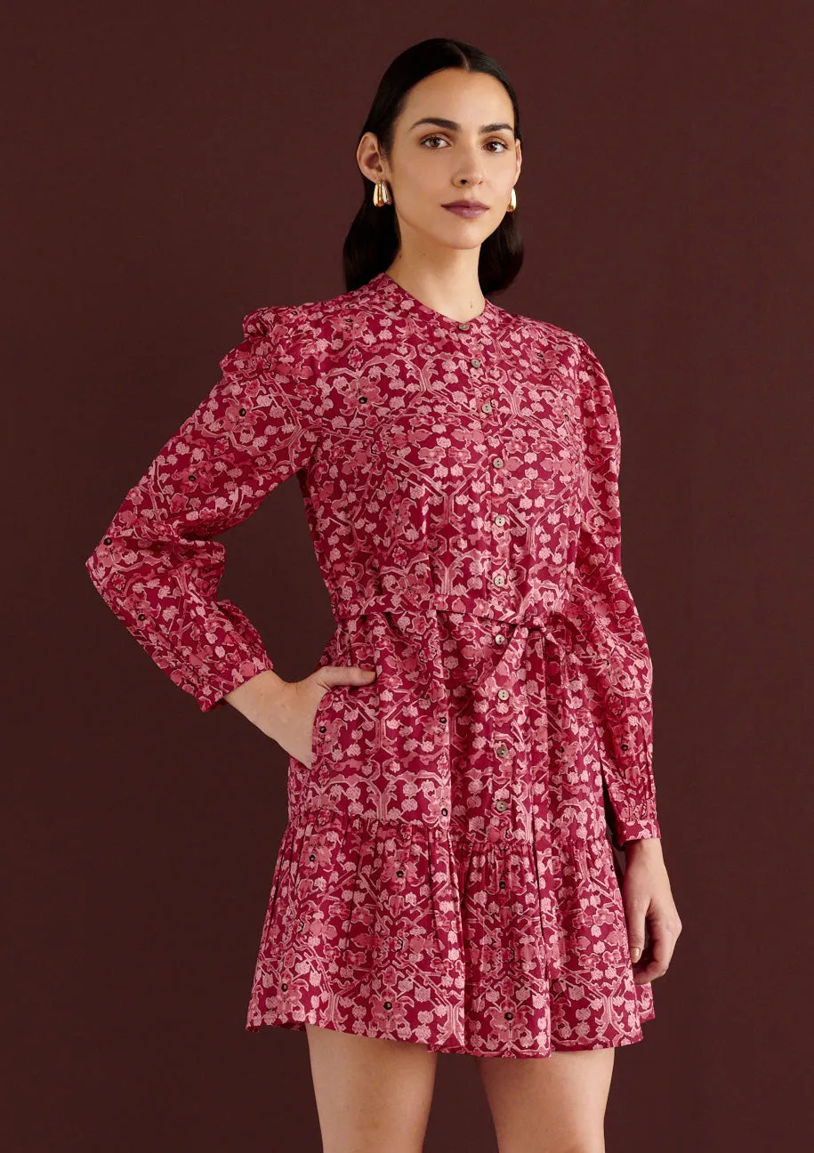 Roma Dress Ottoman Berry sold by Banjanan product image thumbnail 3