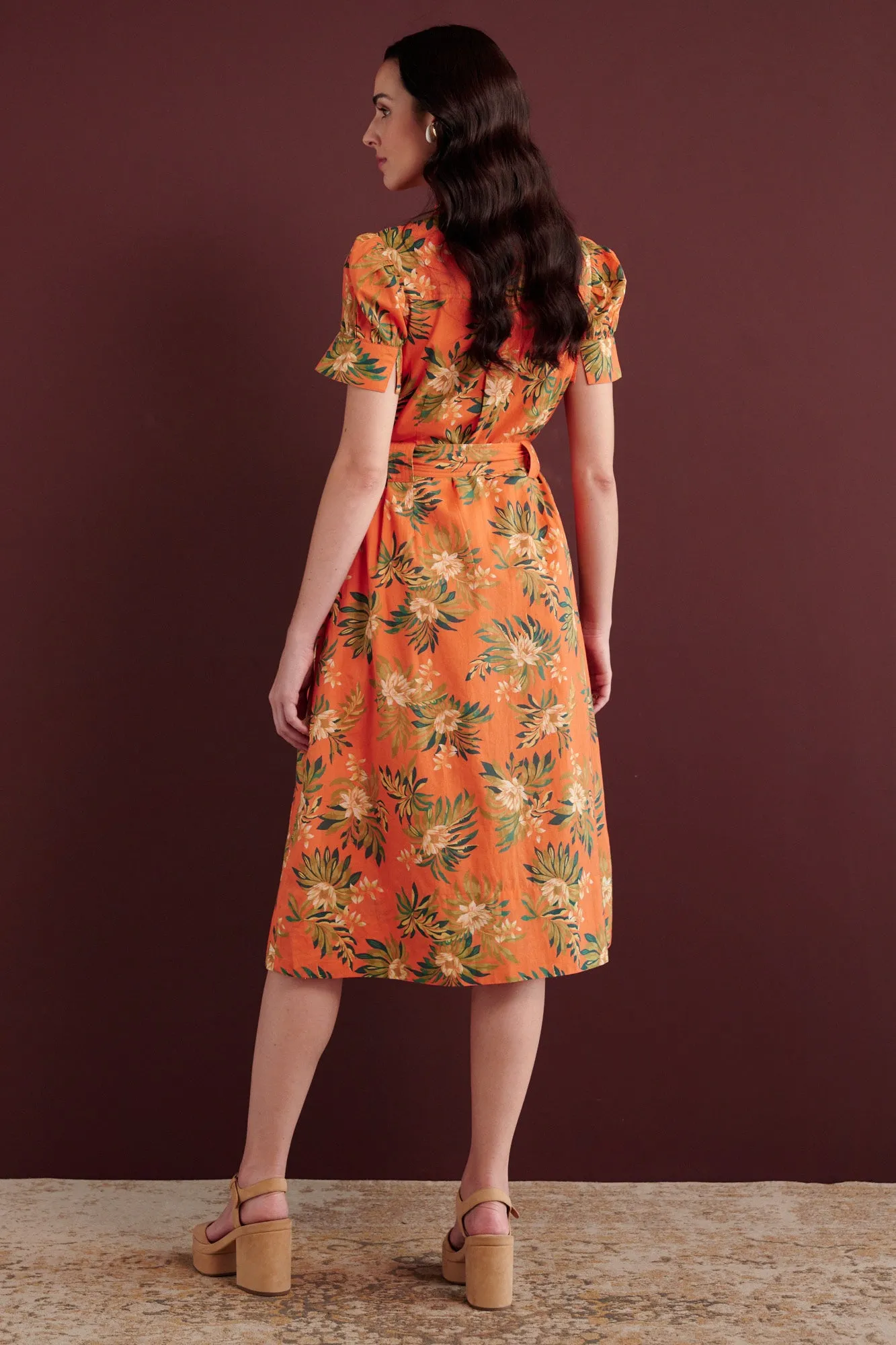 Barbara Dress Artichoke Flower Melon sold by Banjanan product image thumbnail 2