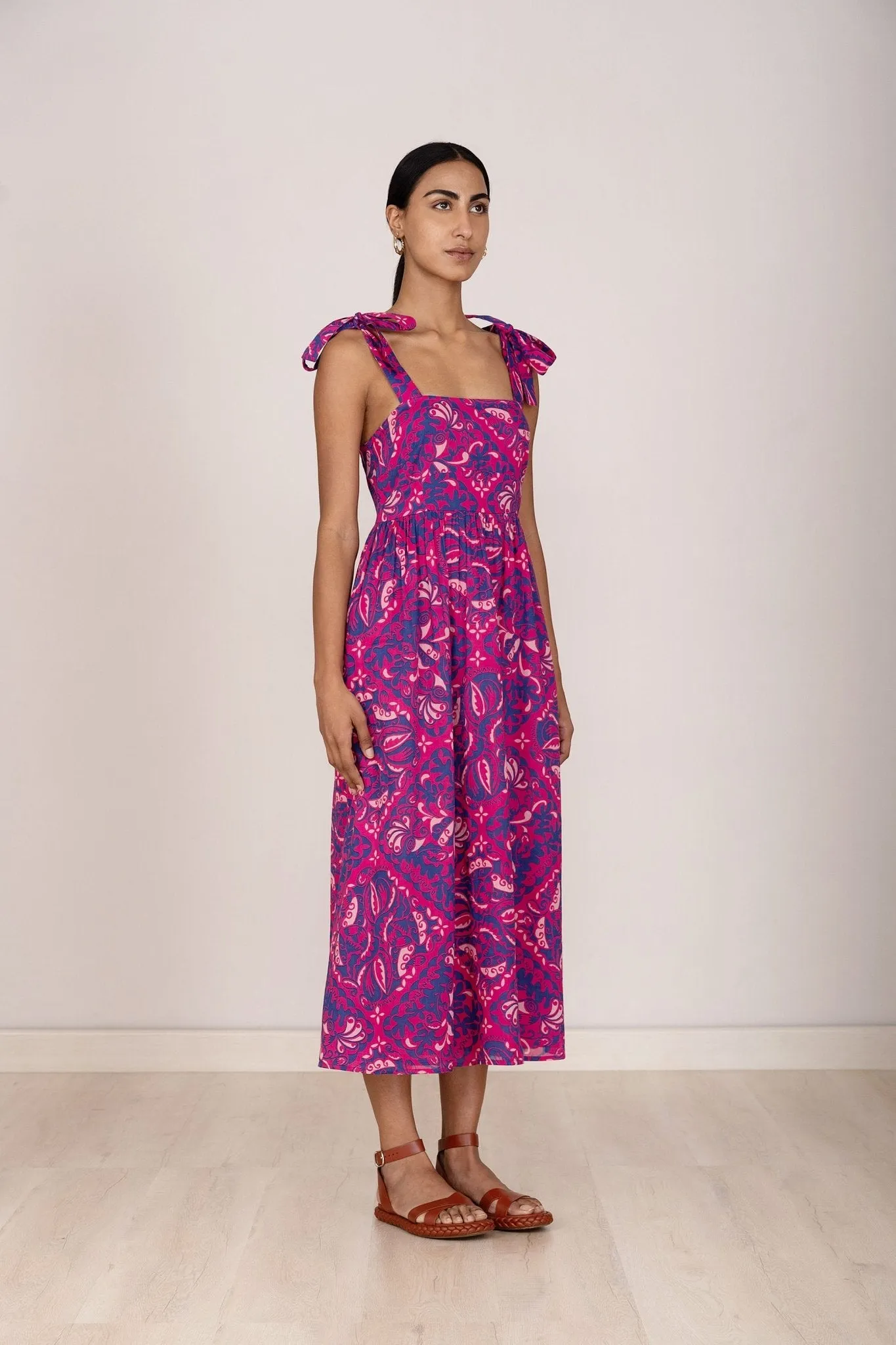 Ginerva Dress Bandana Fuchsia sold by Banjanan product image thumbnail 4