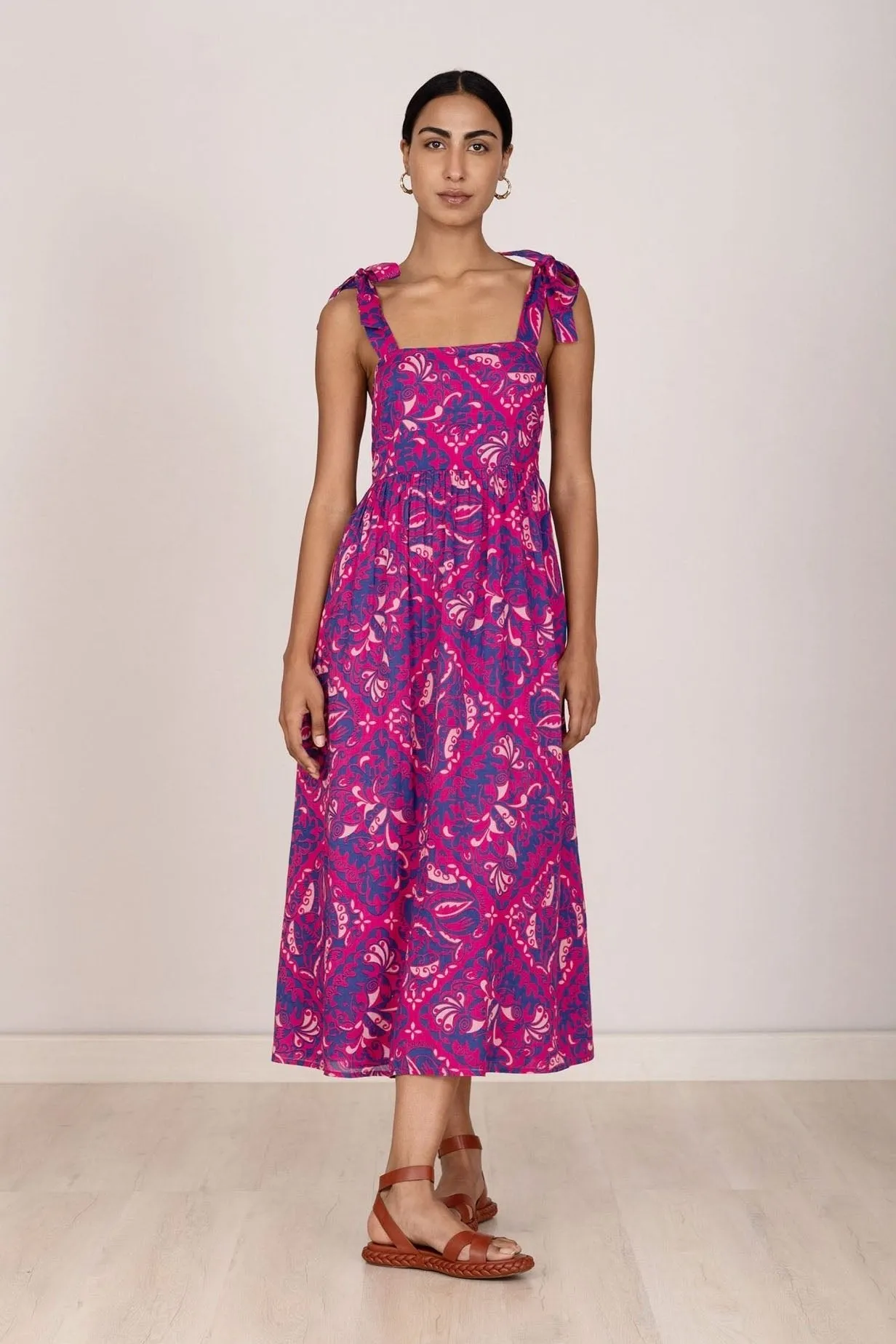 Ginerva Dress Bandana Fuchsia sold by Banjanan product image thumbnail 2