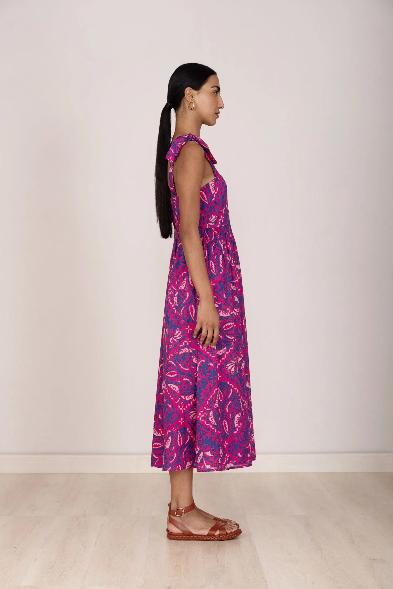 Ginerva Dress Bandana Fuchsia sold by Banjanan product image thumbnail 5