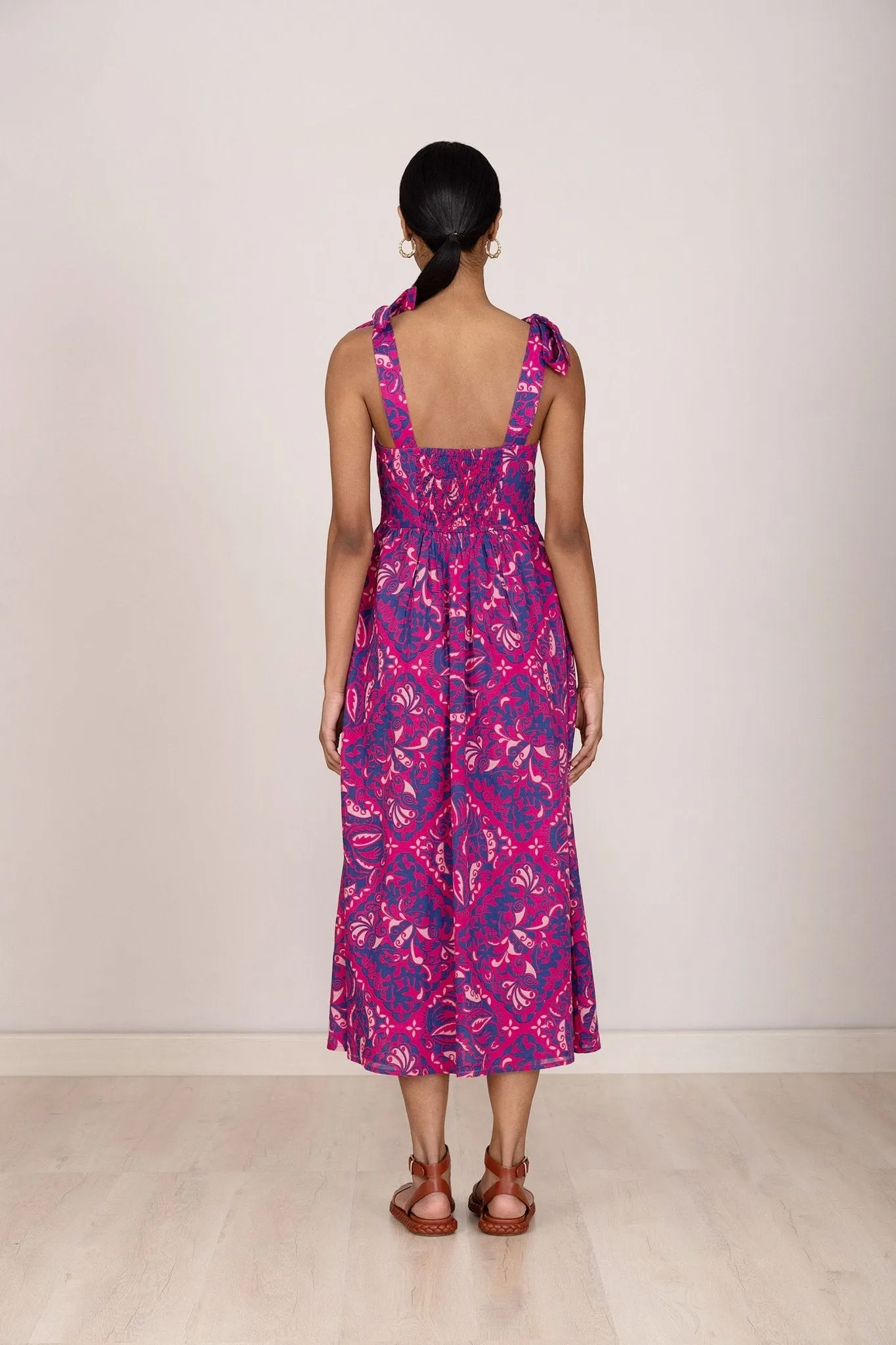 Ginerva Dress Bandana Fuchsia sold by Banjanan product image thumbnail 3