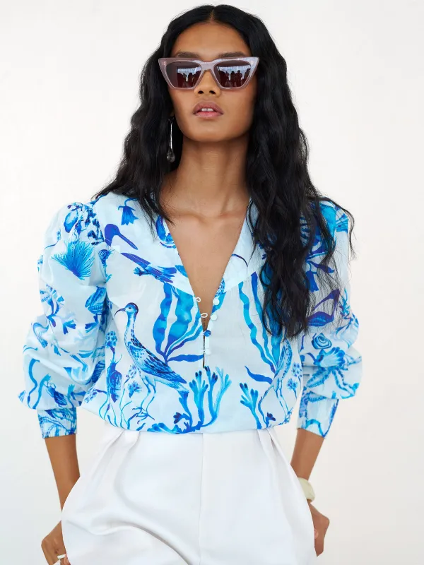 Florrie Shirt Tidepool River sold by Banjanan