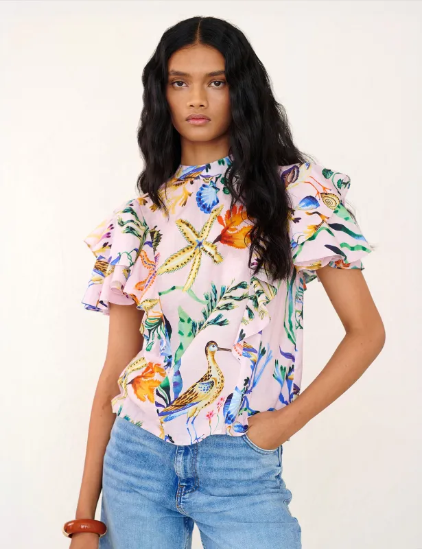 Bebe Top Tidepool Conch sold by Banjanan