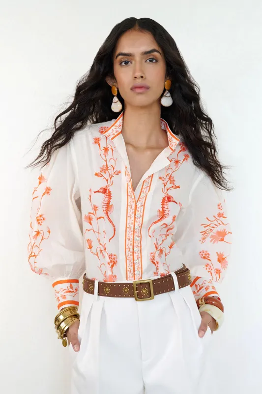 Tilly Top Tidepool Blush made by Banjanan