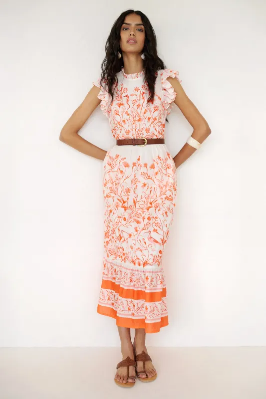 Hannah Dress Tidepool Blush made by Banjanan