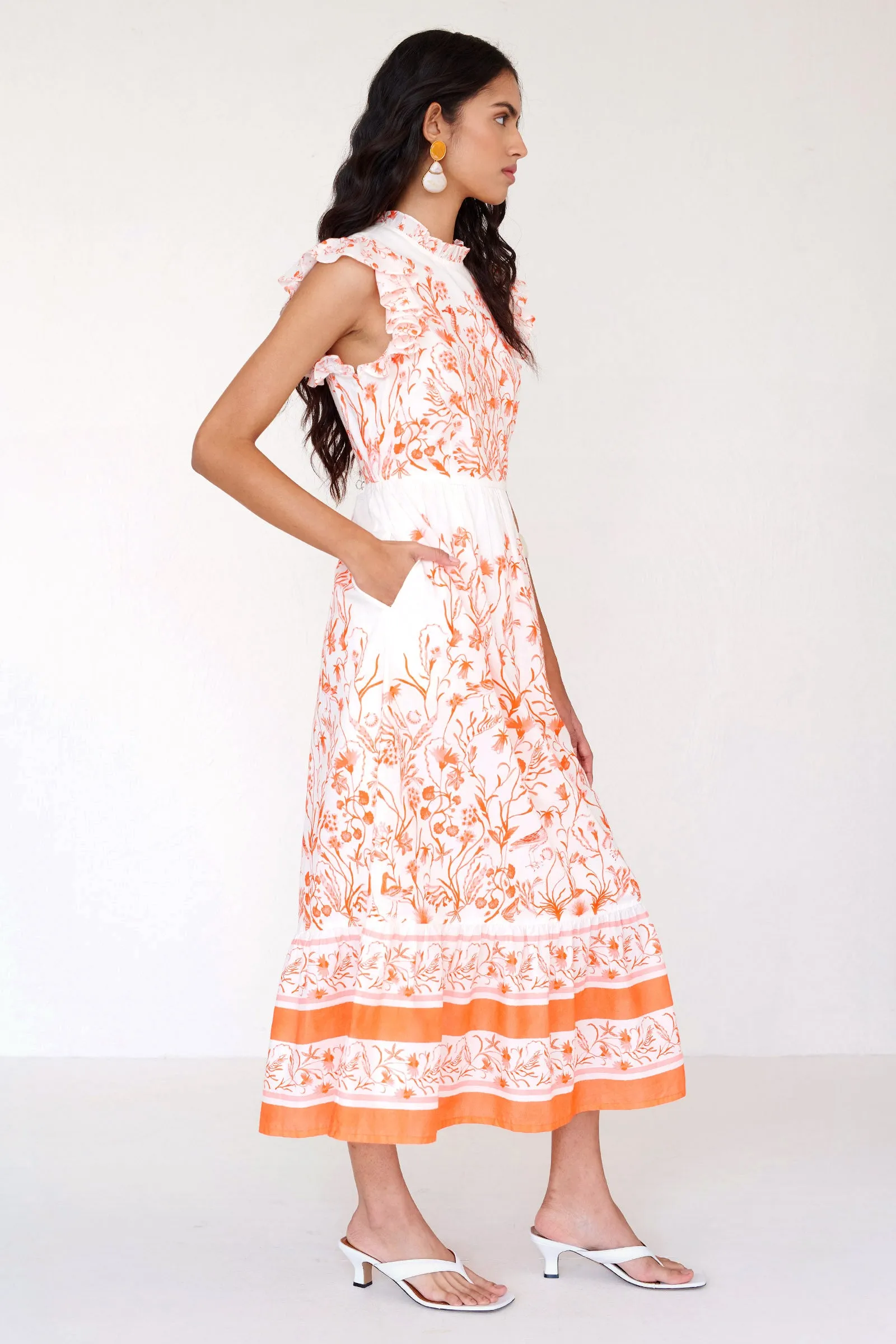 Hannah Dress Tidepool Blush sold by Banjanan product image thumbnail 4