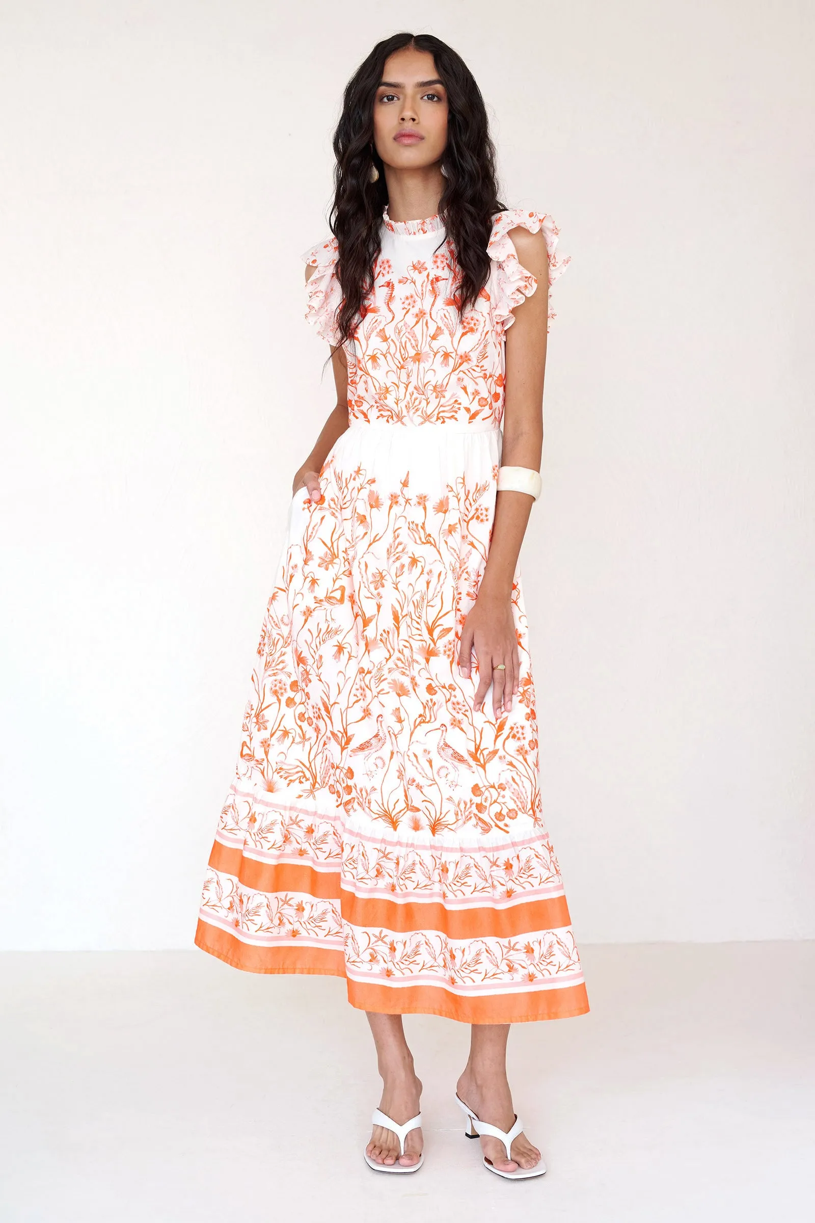 Hannah Dress Tidepool Blush sold by Banjanan product image thumbnail 5