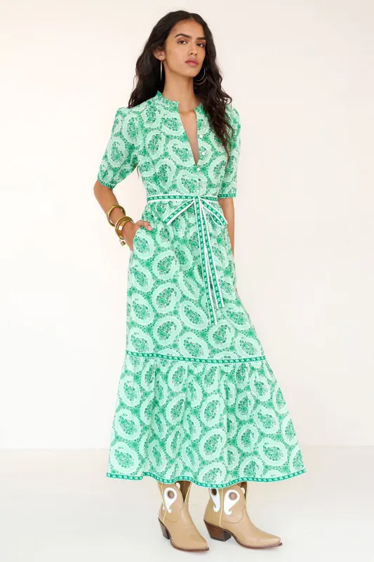 Betty Dress Paisley Copse made by Banjanan