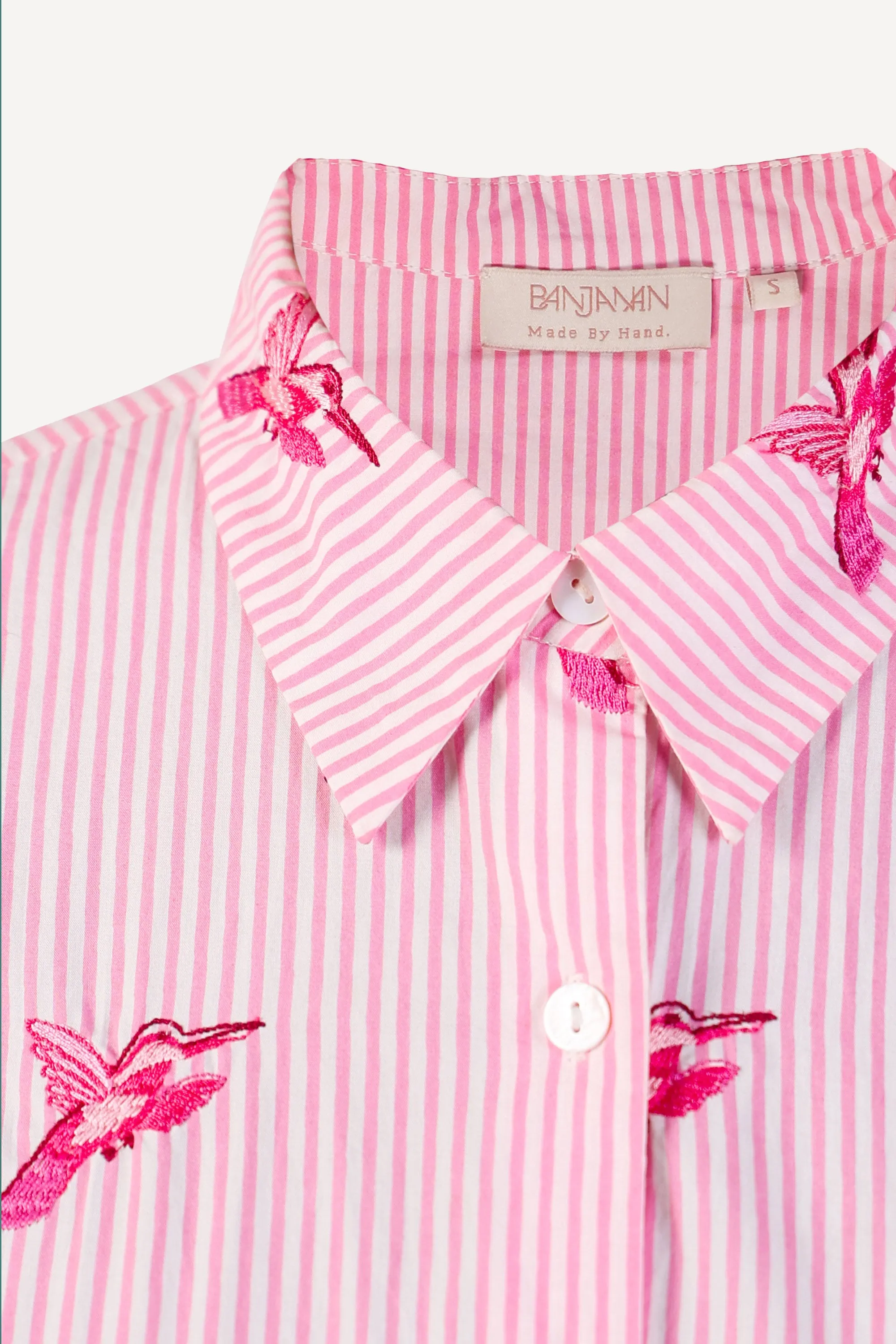 Jamie Shirt Embroidery Hummingbird sold by Banjanan product image thumbnail 4