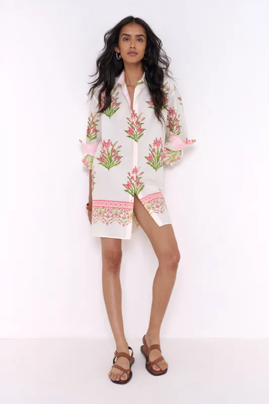 Frances Shirt Dress Brigitte Bloom made by Banjanan