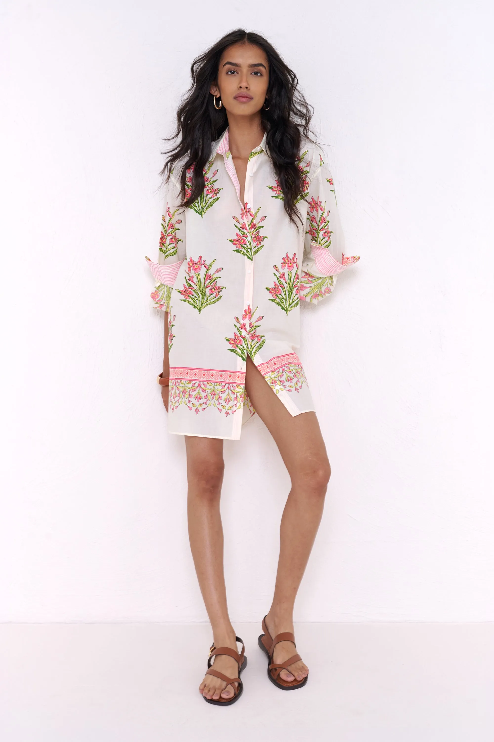 Frances Shirt Dress Brigitte Bloom sold by Banjanan