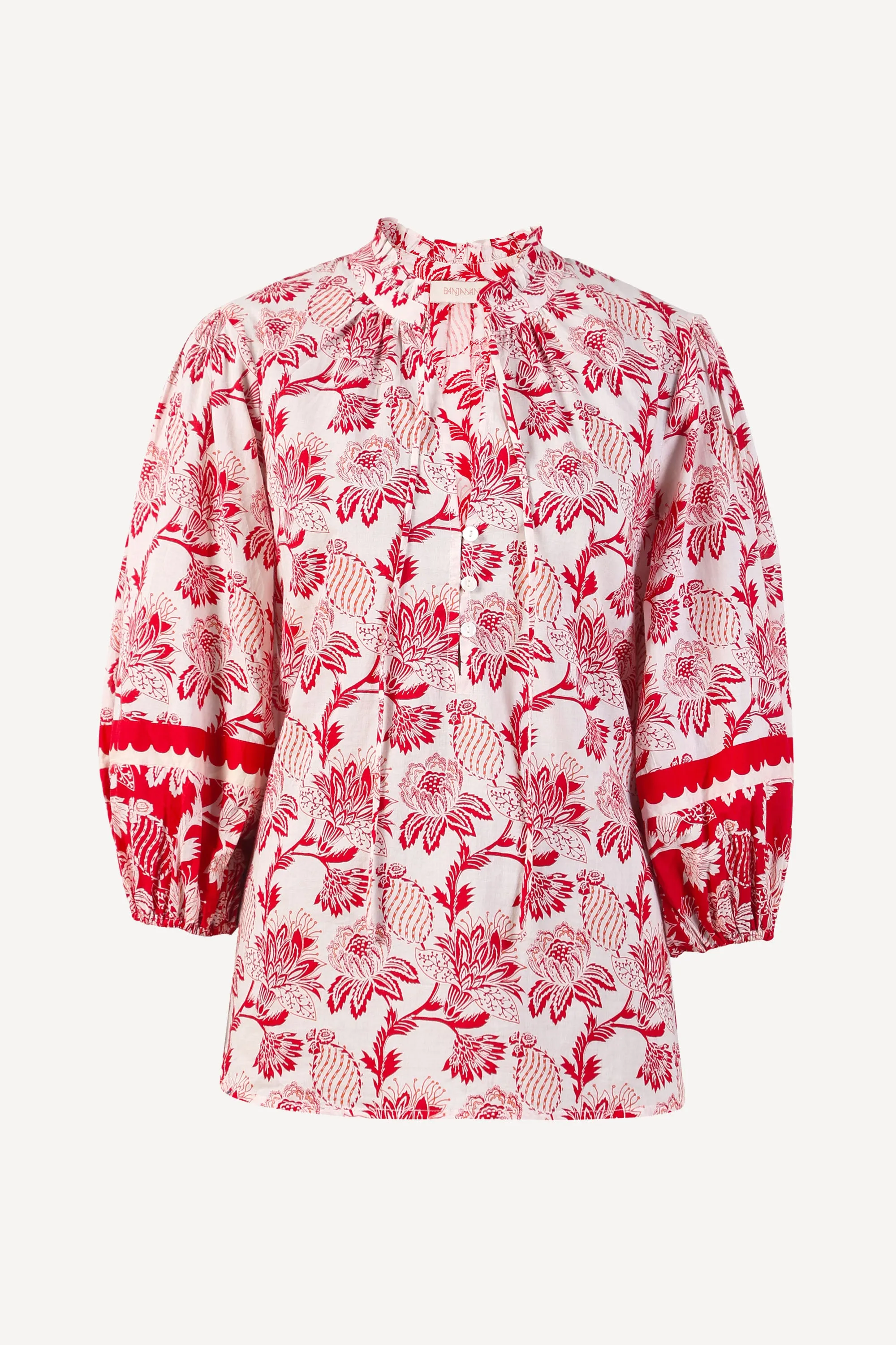 Lorna Top Lizzie Poppy Scarlet sold by Banjanan product image thumbnail 2