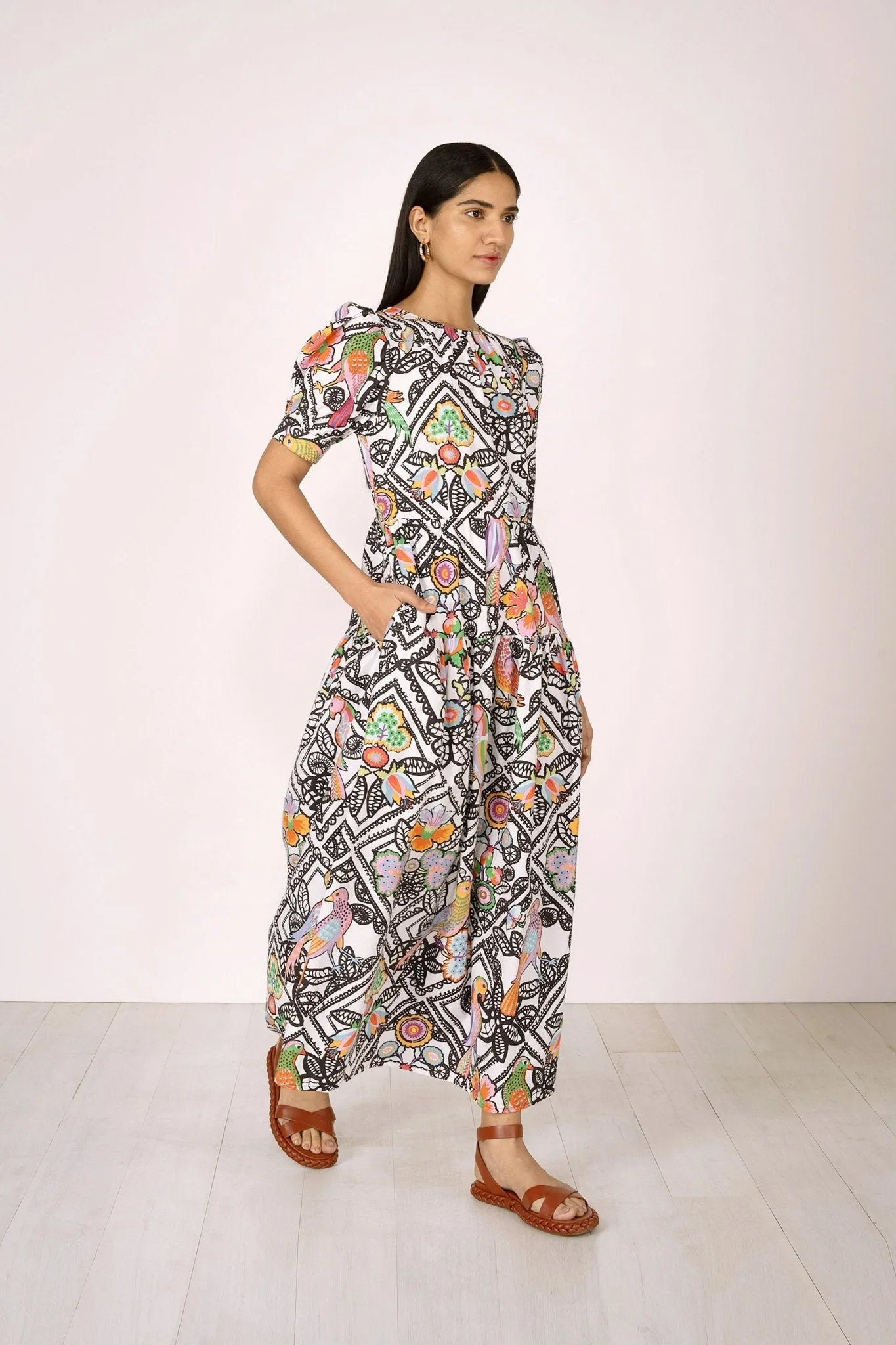 Jana Dress Folk Lace Black sold by Banjanan product image thumbnail 2