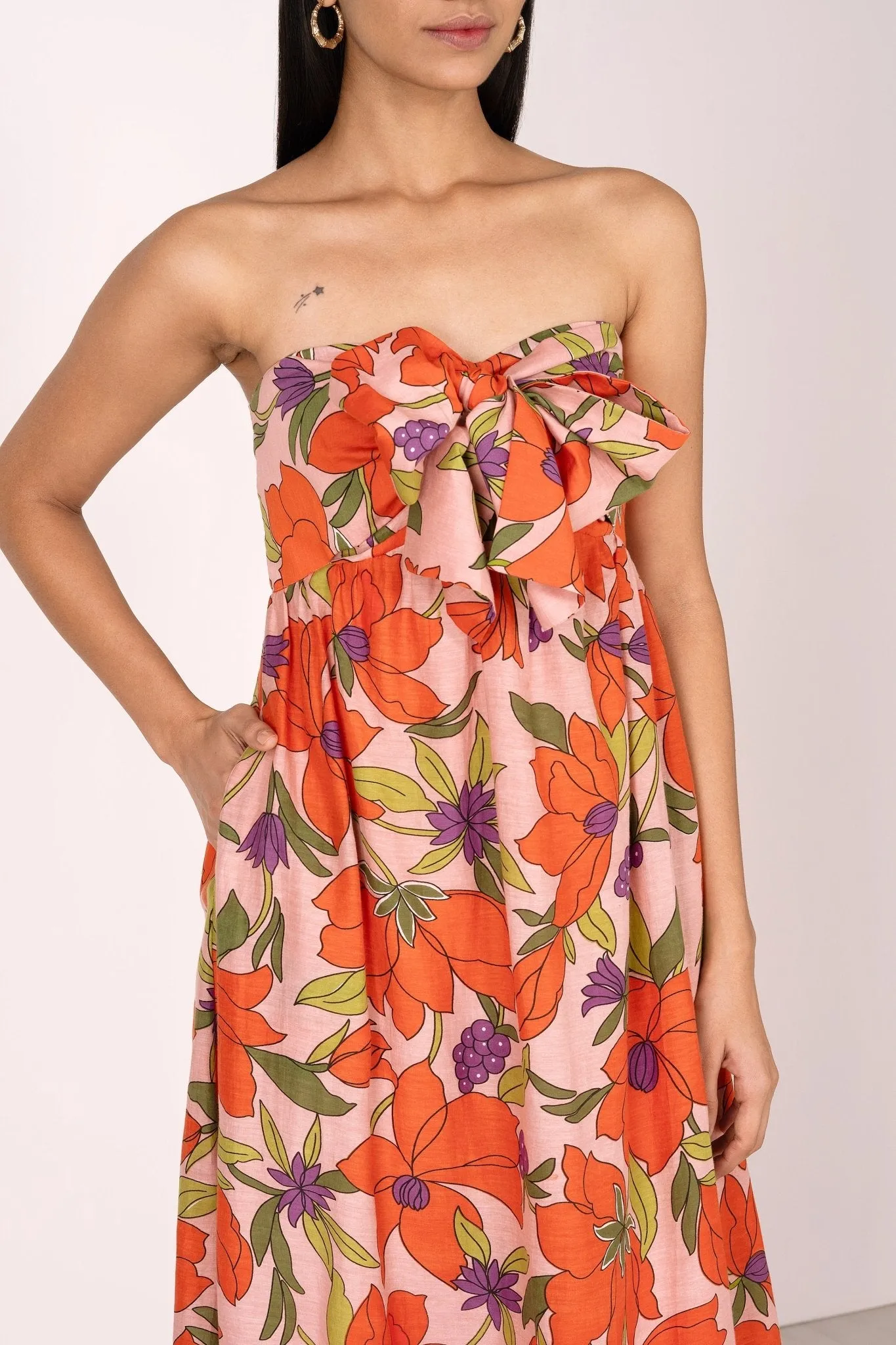 Maja Dress Magnolia Rose sold by Banjanan product image thumbnail 5