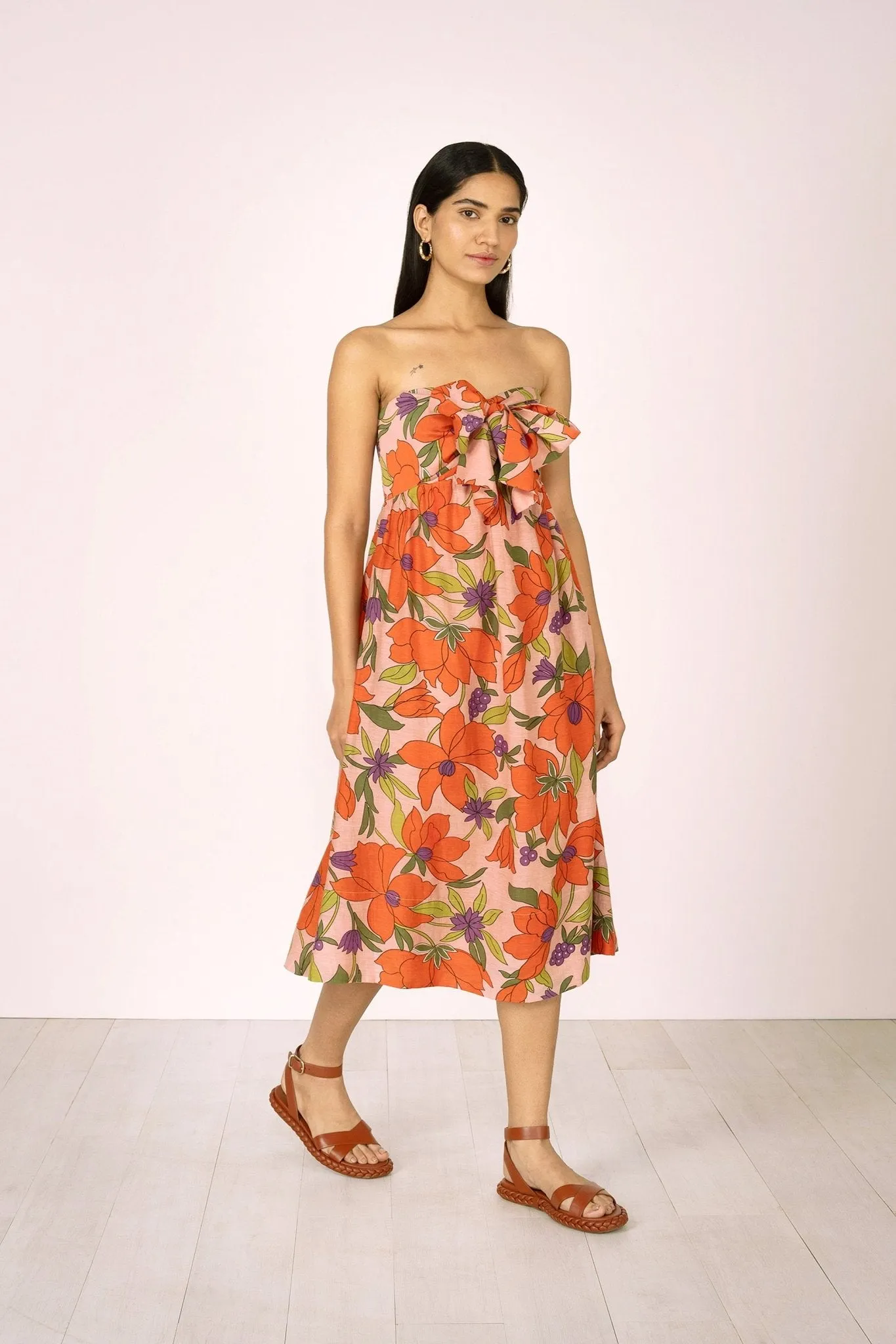 Maja Dress Magnolia Rose sold by Banjanan