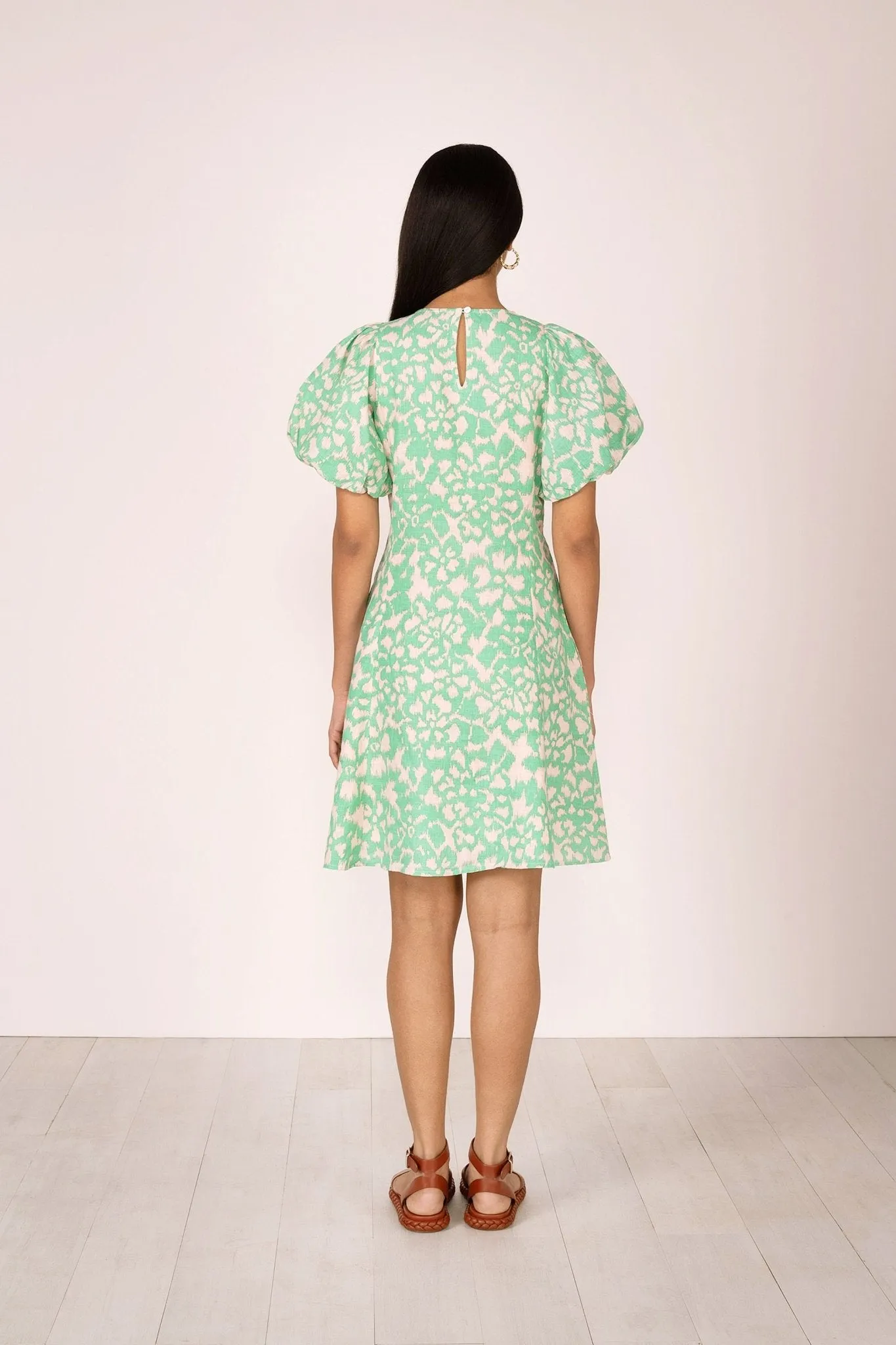 Gracia Dress Ikat Floral Calcite sold by Banjanan product image thumbnail 3