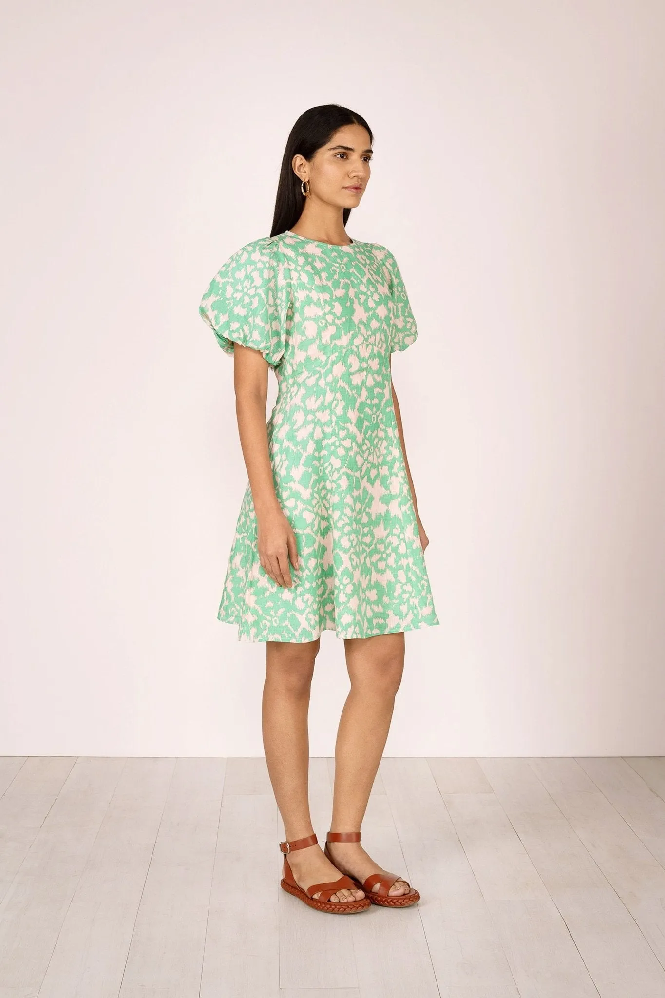 Gracia Dress Ikat Floral Calcite sold by Banjanan product image thumbnail 5