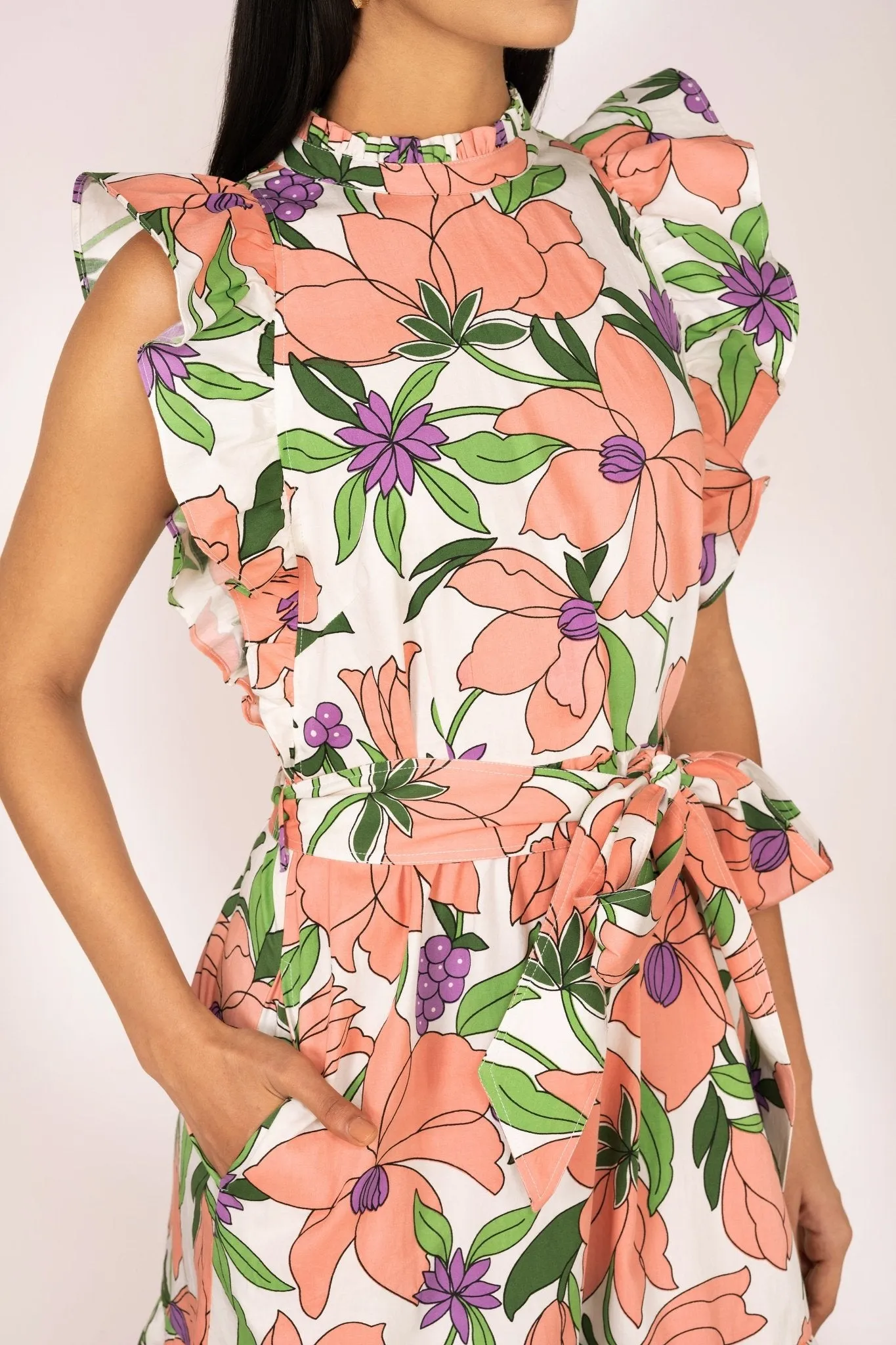 Bulbul Dress Magnolia Quartz sold by Banjanan product image thumbnail 5