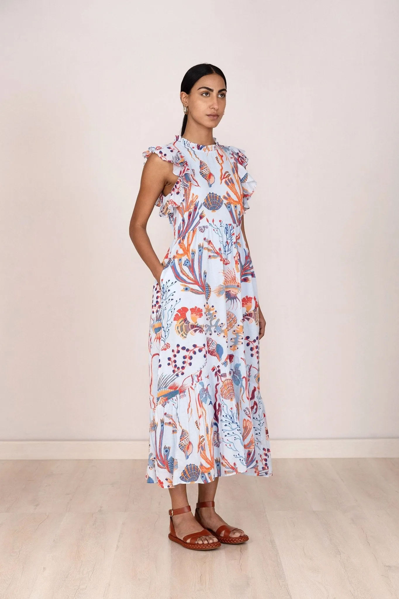 Hannah Dress Marine Crystal sold by Banjanan product image thumbnail 5