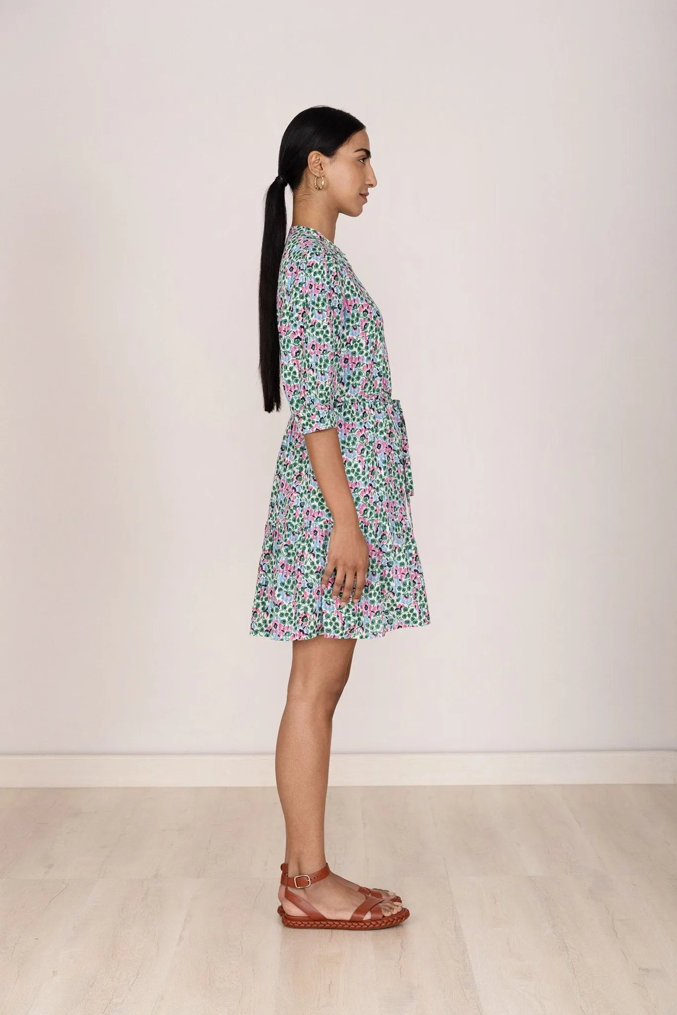 Gizella Dress Margot Strawberry Cream sold by Banjanan product image thumbnail 5