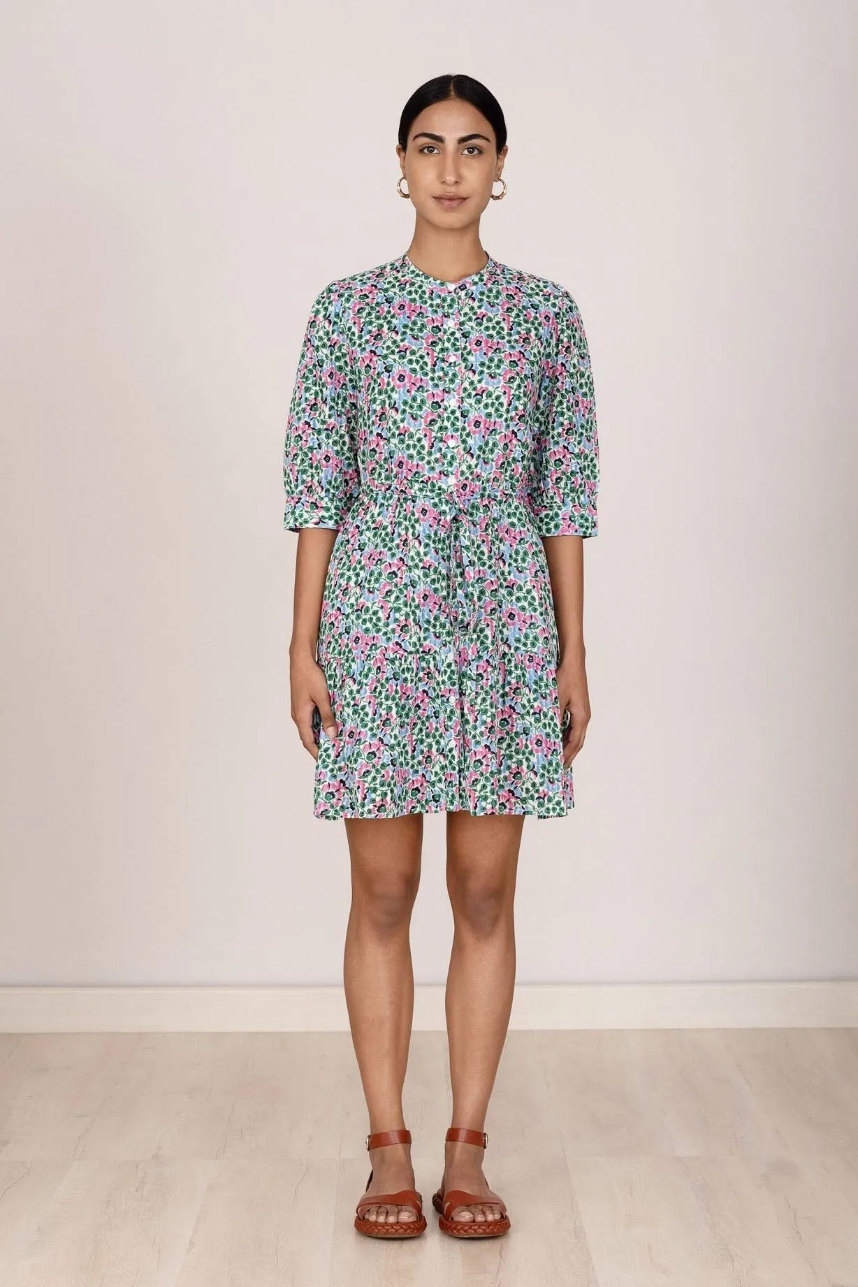 Gizella Dress Margot Strawberry Cream sold by Banjanan product image thumbnail 2