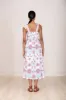 Ginerva Dress Anemone Glow sold by Banjanan