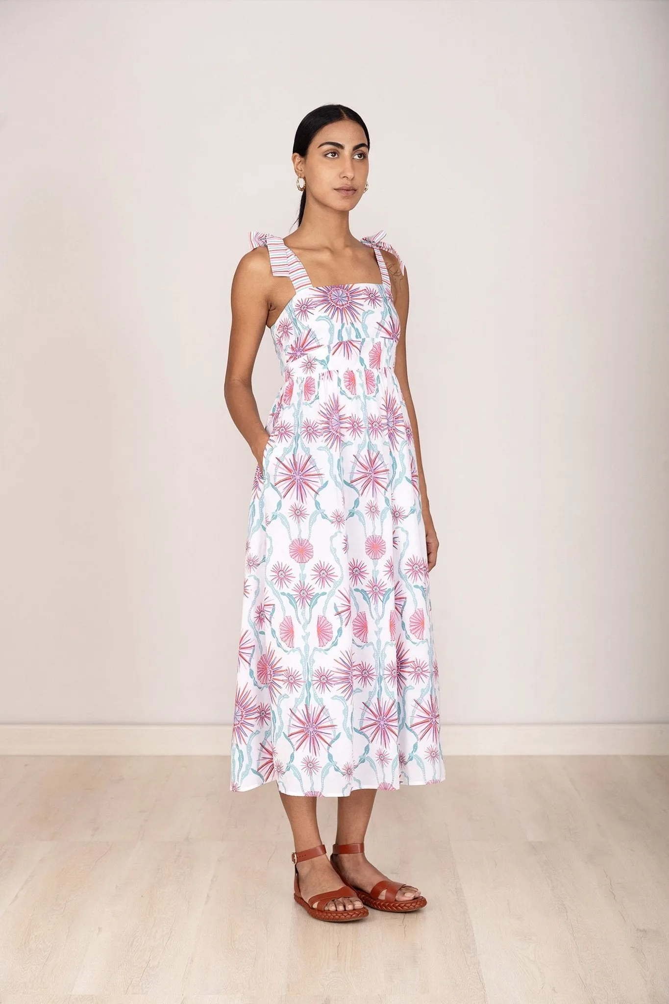 Ginerva Dress Anemone Glow sold by Banjanan product image thumbnail 5