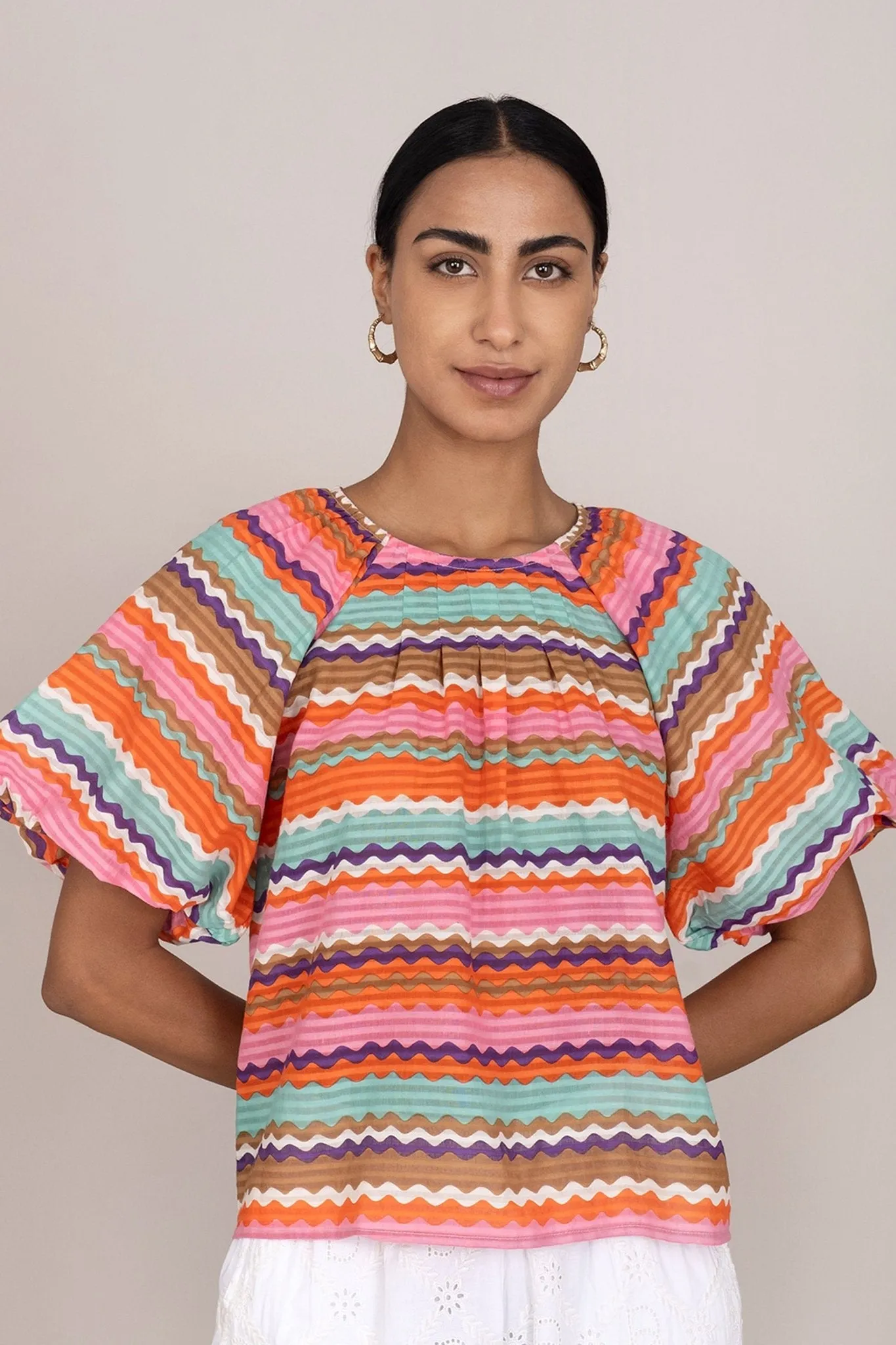 Oana Top Wavy Cascade sold by Banjanan product image thumbnail 2