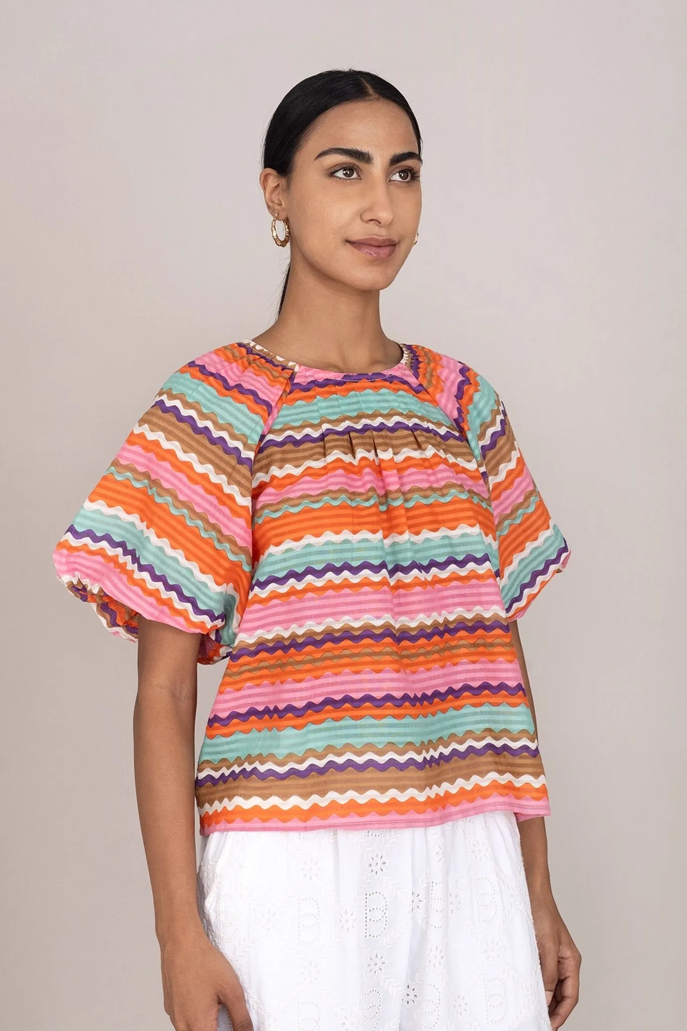 Oana Top Wavy Cascade sold by Banjanan product image thumbnail 3