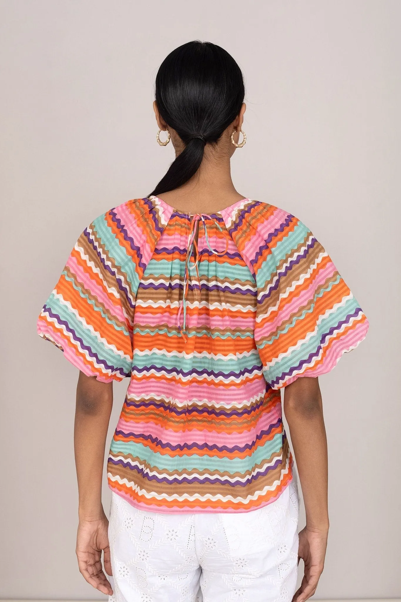 Oana Top Wavy Cascade sold by Banjanan product image thumbnail 4