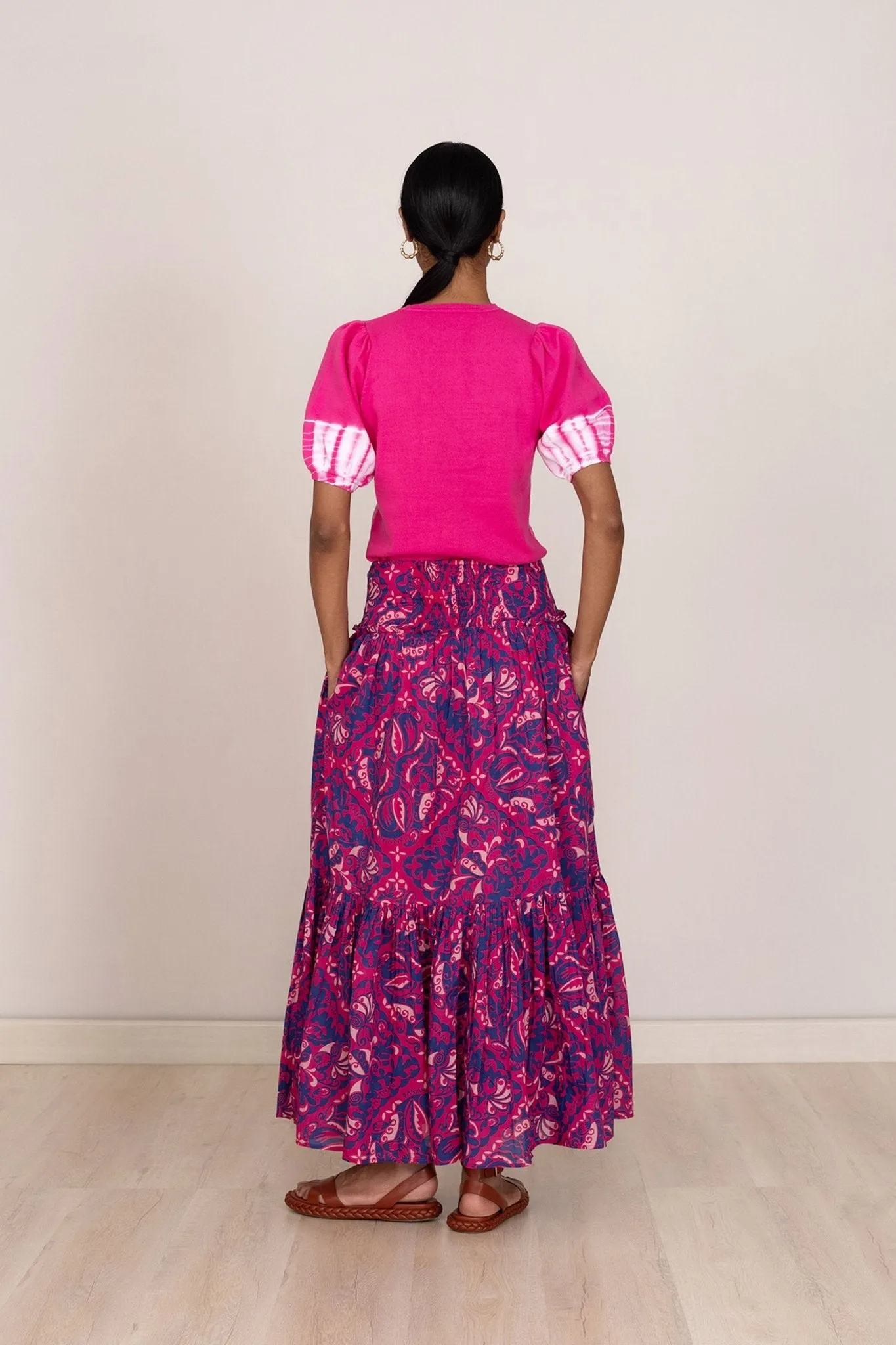 Marta Skirt Bandana Fuchsia sold by Banjanan product image thumbnail 5
