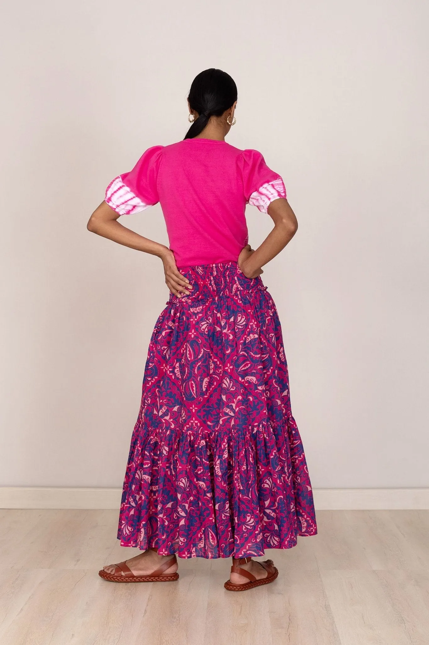 Marta Skirt Bandana Fuchsia sold by Banjanan product image thumbnail 4