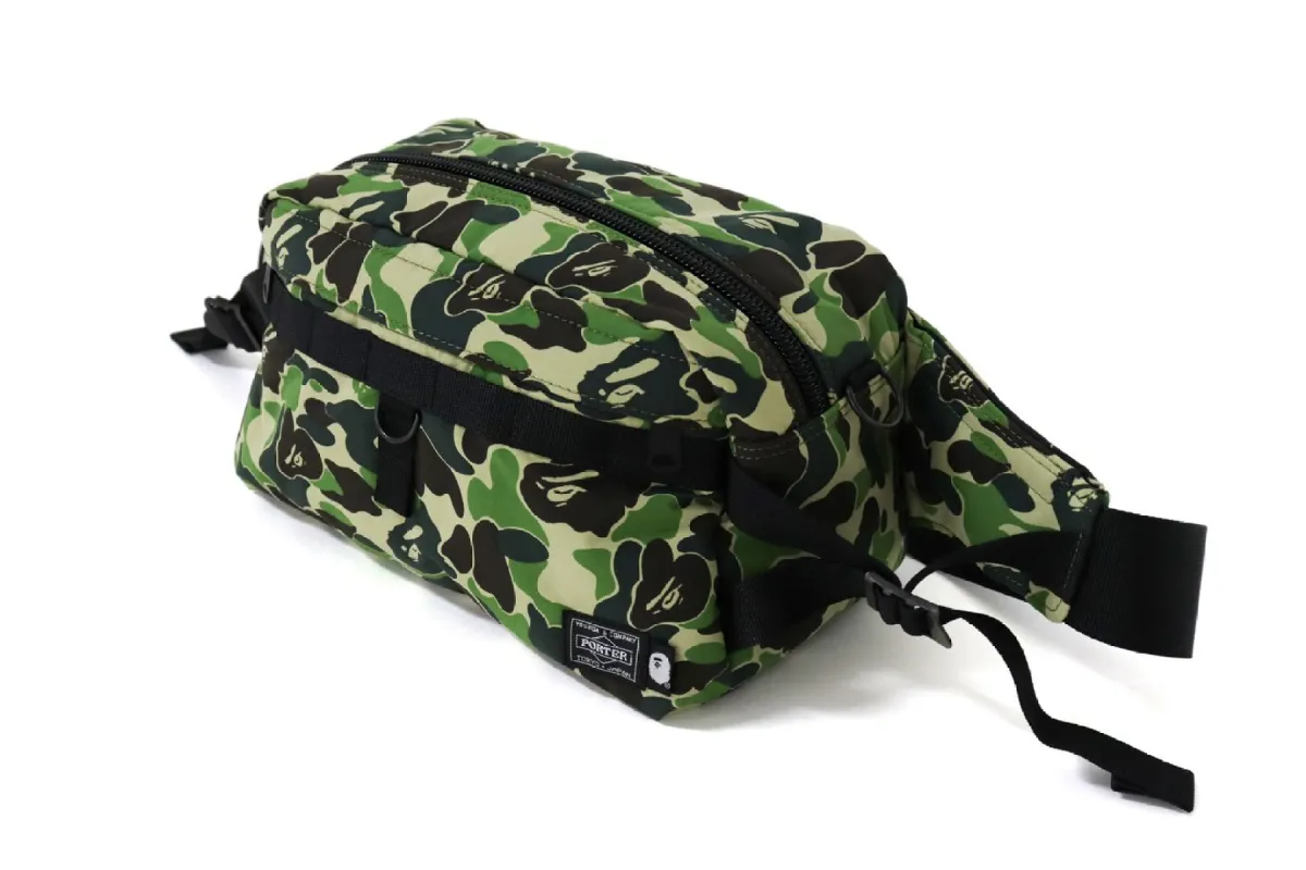 【 BAPE X PORTER 】ABC CAMO WAIST BAG sold by Bape