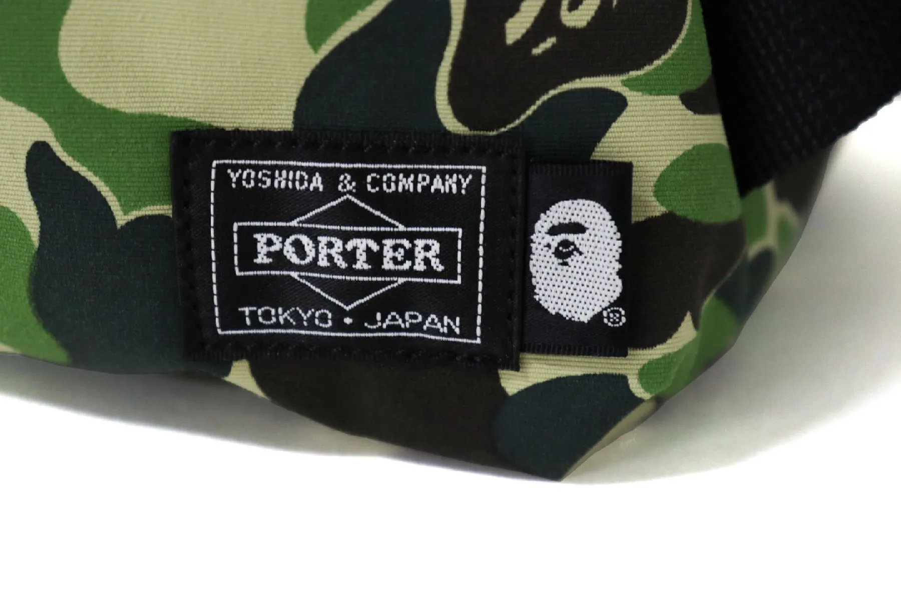 バッグ APE x PORTER JACQUARD ABC WAIST BAG BAPE® X PORTER | bape.com