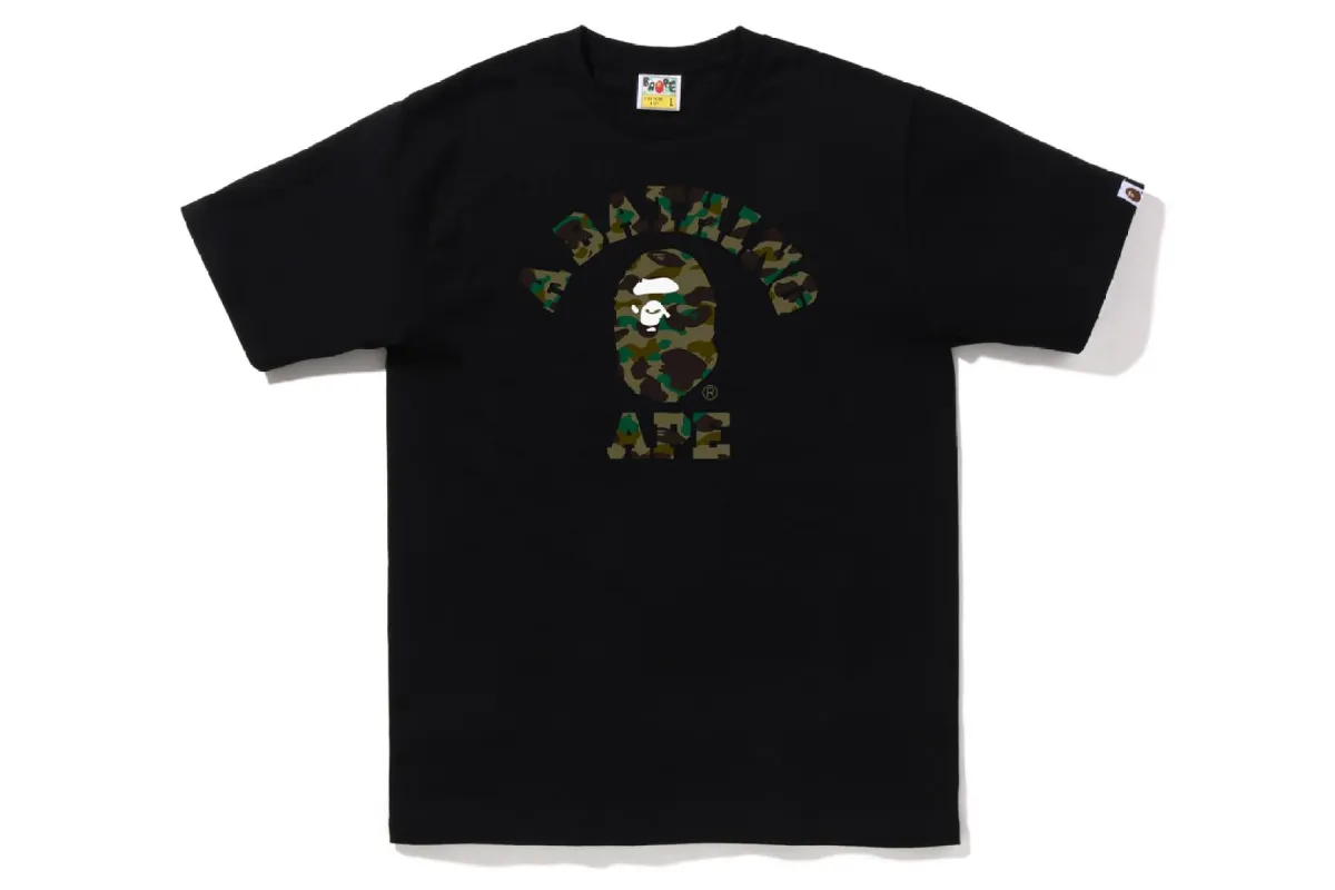 1ST CAMO COLLEGE TEE sold by Bape