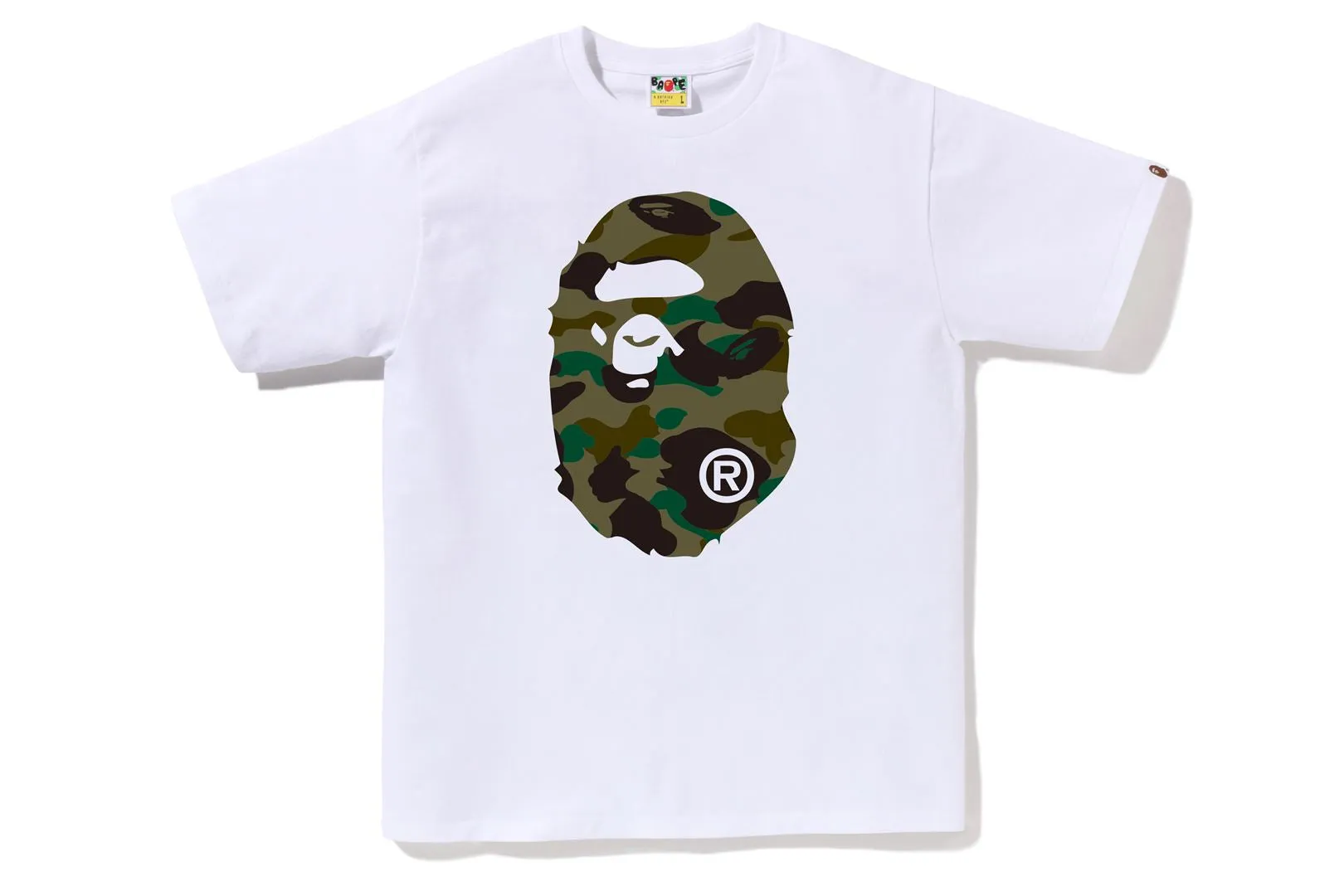1ST CAMO BIG APE HEAD TEE sold by Bape product image thumbnail 3