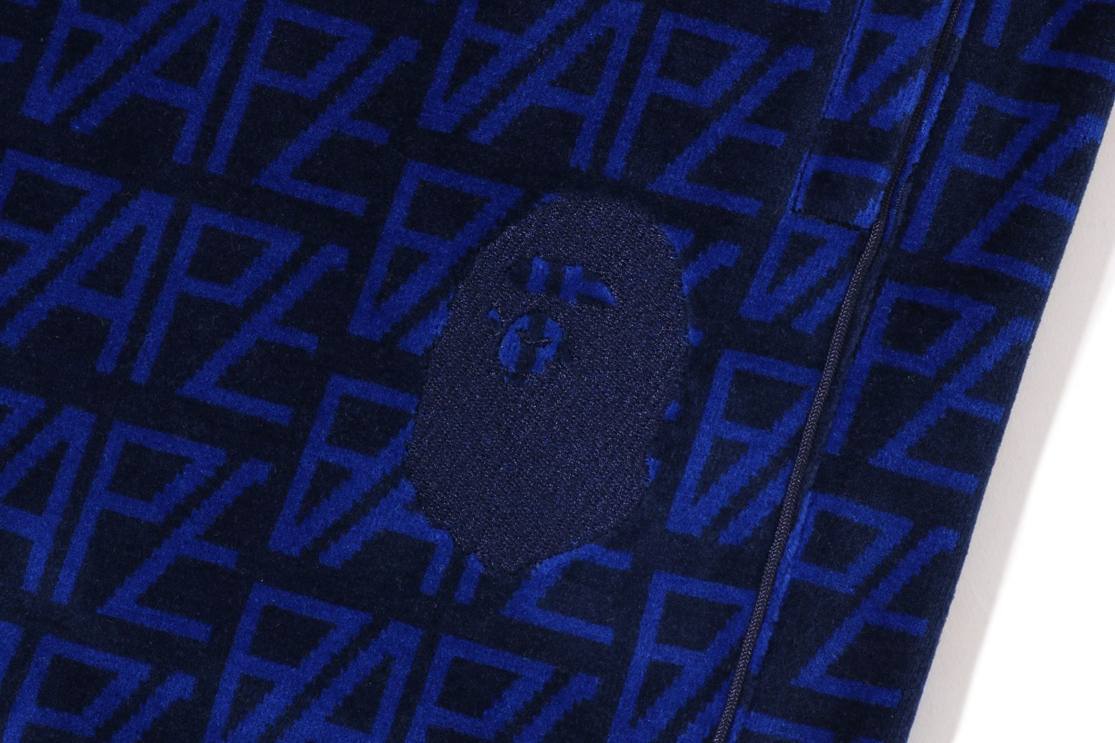 BAPE LOGO MONOGRAM VELOUR SHORTS sold by Bape product image thumbnail 4