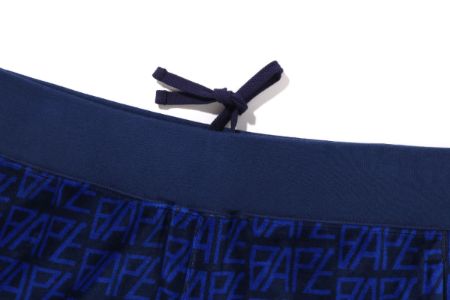 BAPE LOGO MONOGRAM VELOUR SHORTS sold by Bape