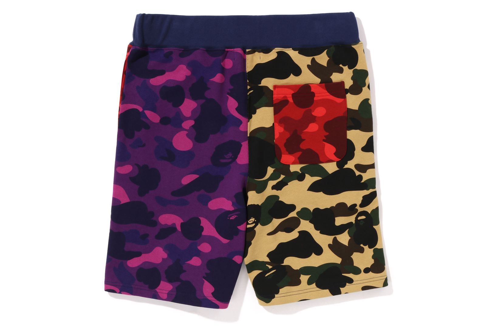 MIX CAMO CRAZY SWEAT SHORTS sold by Bape product image thumbnail 2