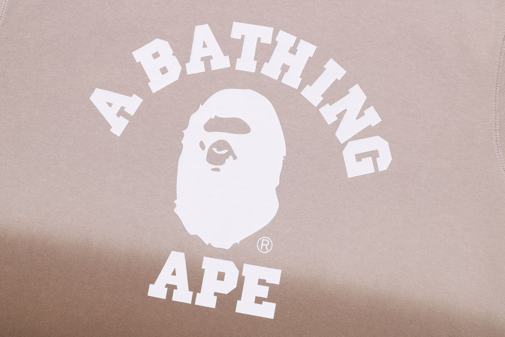 COLLEGE GRADATION SHORT SLEEVE SWEAT CREWNECK sold by Bape product image thumbnail 7