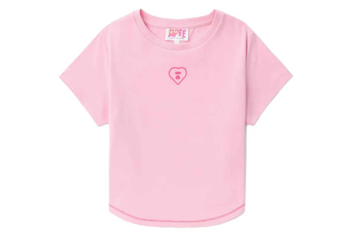ROUND HEM GRAPHIC SLIM CUT TEE sold by Bape